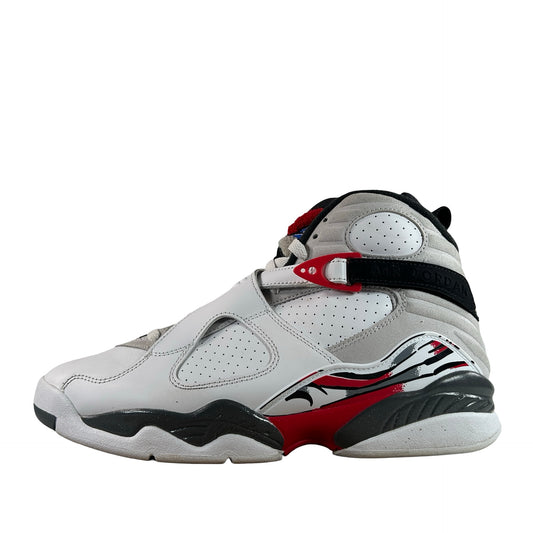 305381 100 Jordan 8 Retro White True Red (2025) [USED] - 9 M (Used4)