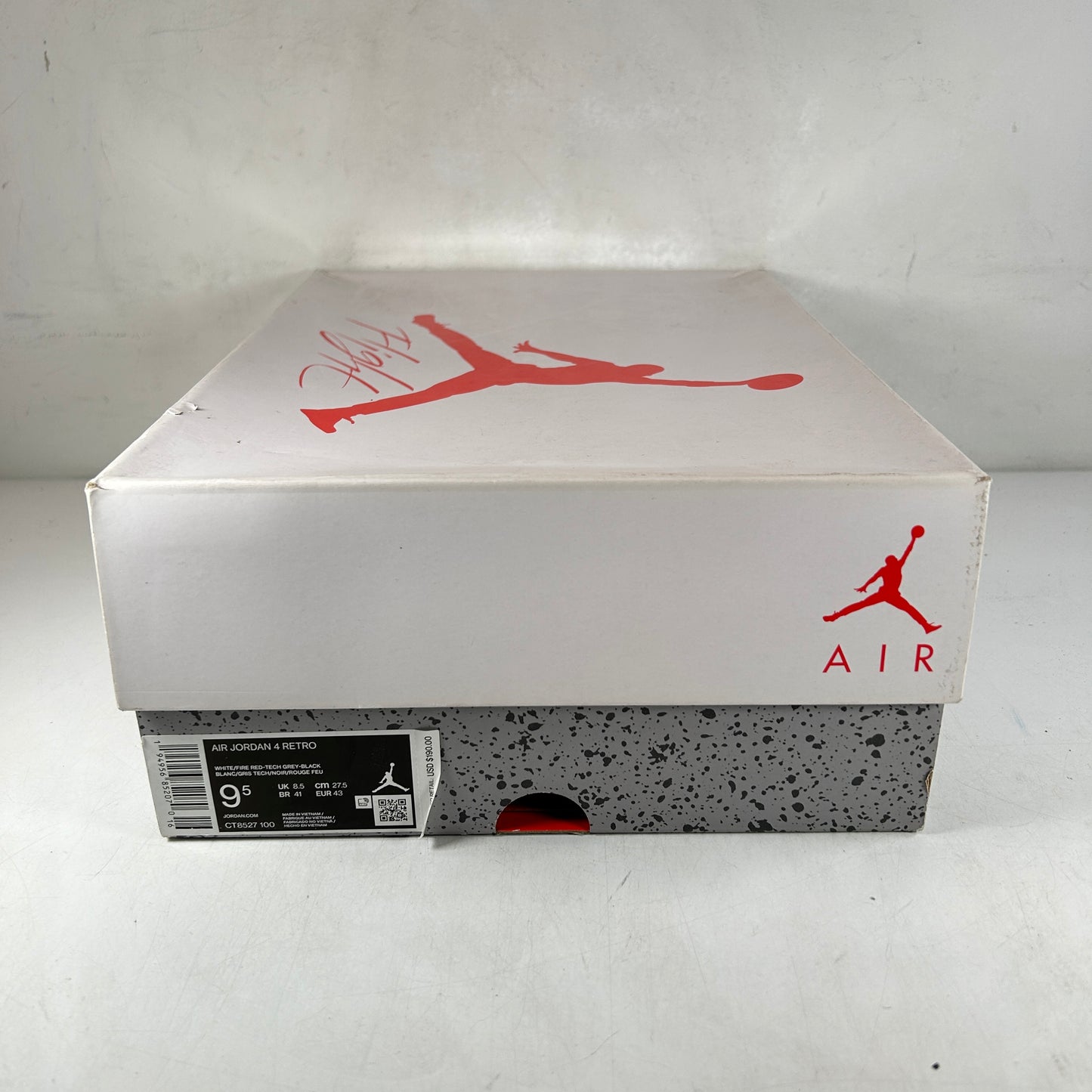 CT8527 100 Jordan 4 Retro White Oreo [USED] - 9.5 M (Used)