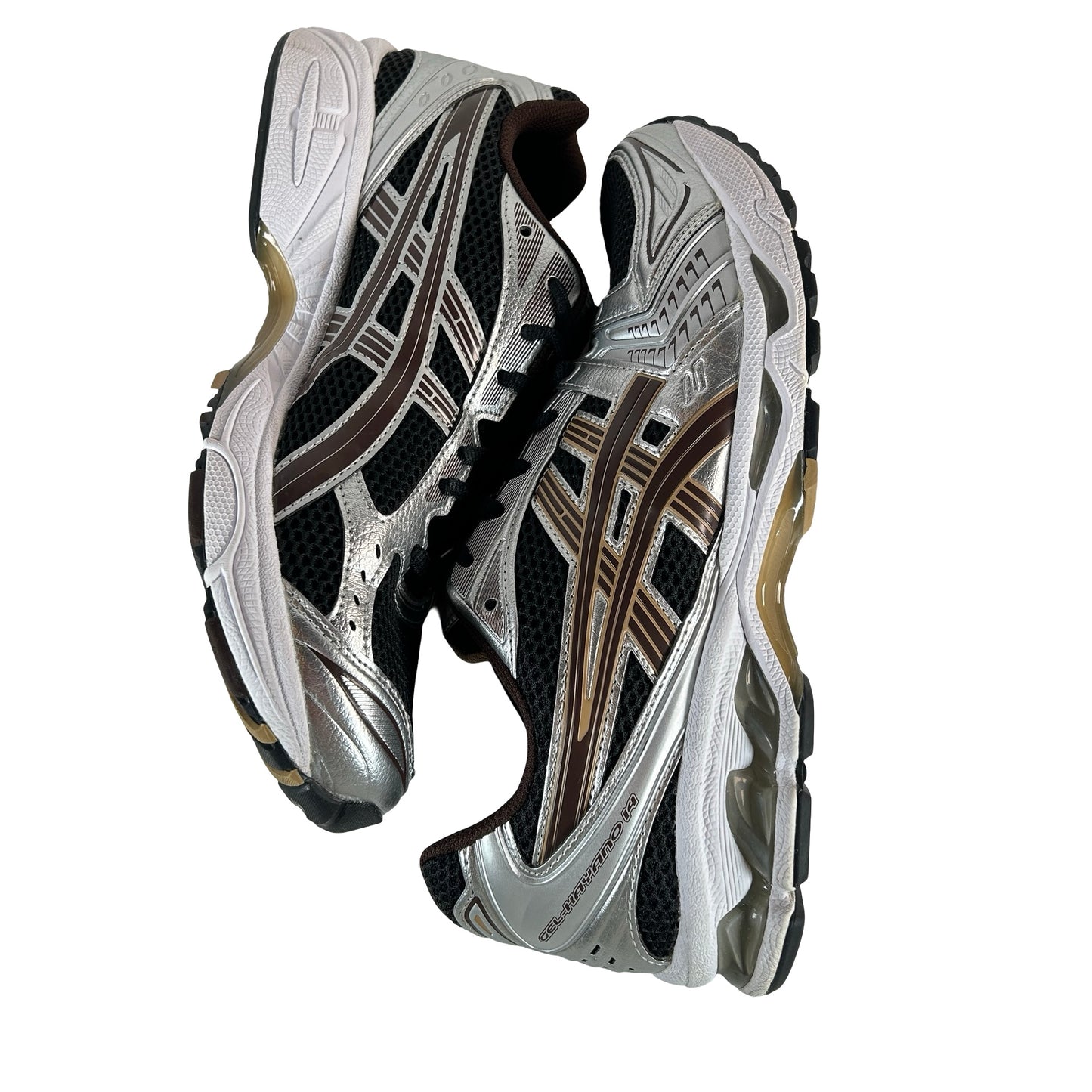 1201A019 004 ASICS Gel-Kayano 14 Black Coffee Silver [USED] - 10.5 M (Used2) (No Box2)