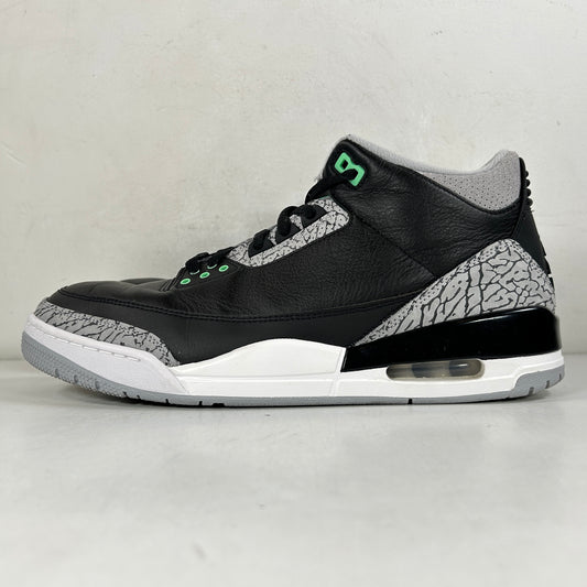 CT8532 031 Jordan 3 Retro Green Glow [USED] - 12 M (Used)