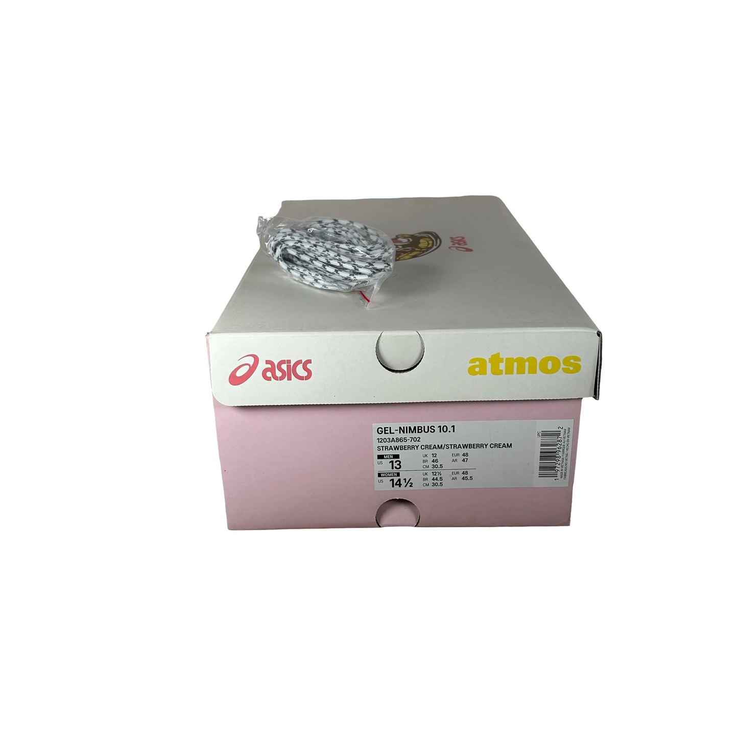 1203A865 702 ASICS Gel-Nimbus 10.1 Vandy The Pink x atmos Banana Split Strawberry [USED] - 13 M (Used)