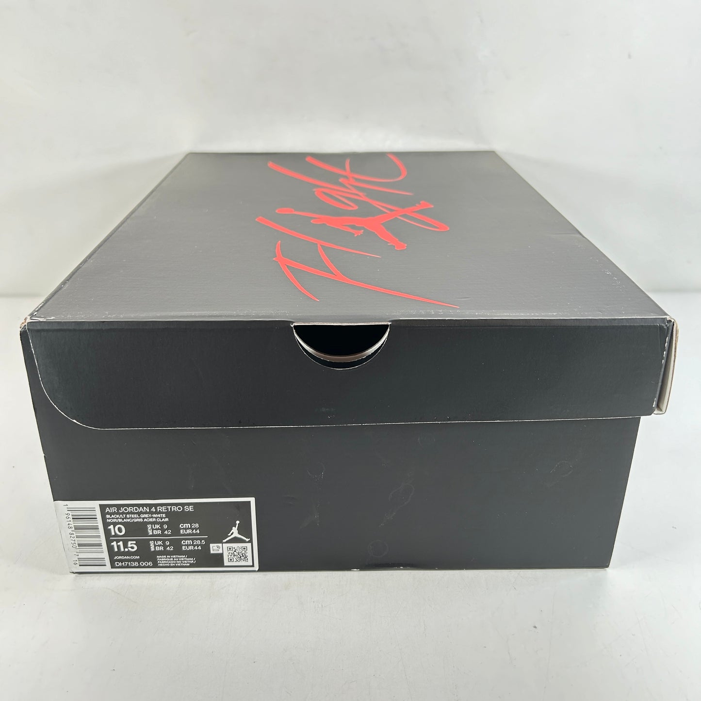 DH7138 006 Jordan 4 Retro SE Black Canvas [USED] - 10 M (Used2)