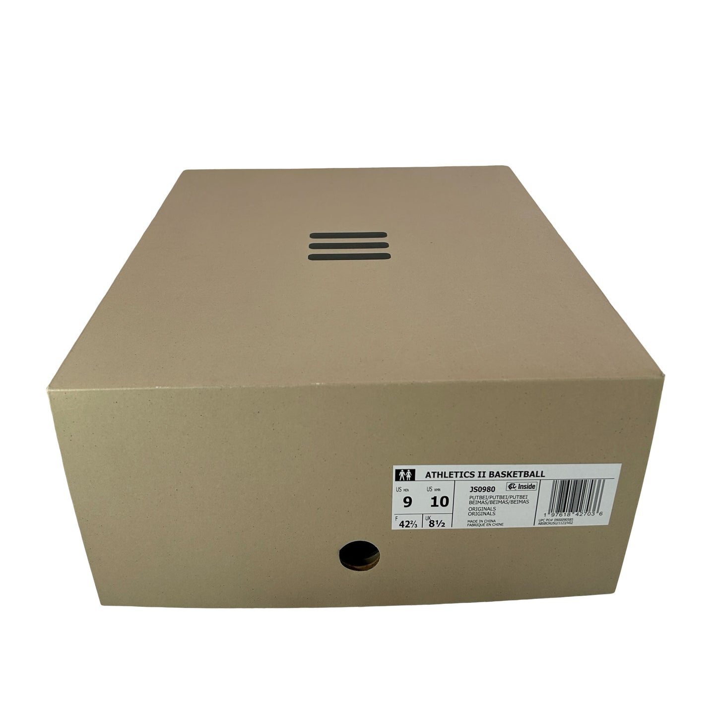 JS0980 adidas Fear of God Athletics II Basketball Low [USED] - 9 M (Used)