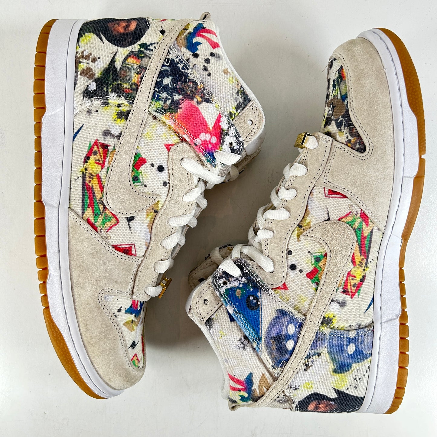 FD8779 100 Nike SB Dunk High Supreme Rammellzee [USED] - 10.5 M (Used)