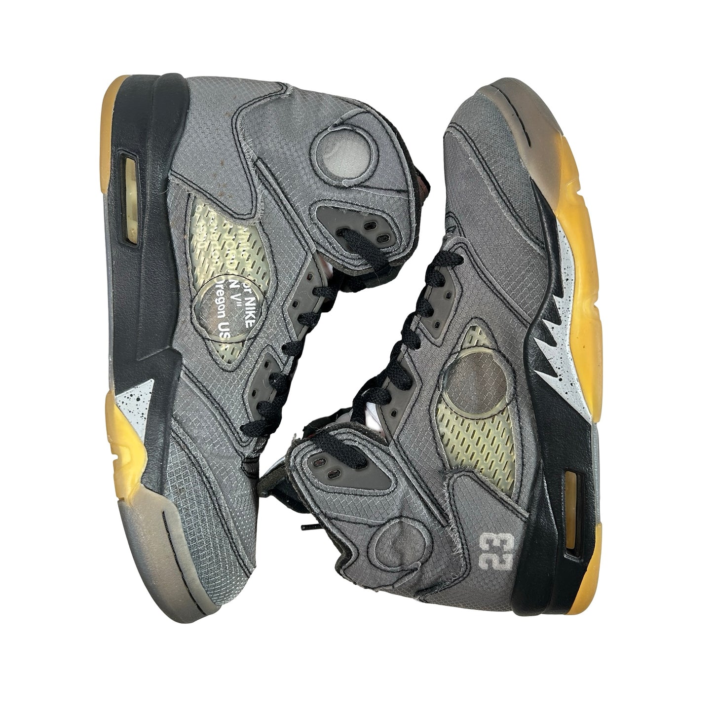 CT8480 001 Jordan 5 Off-White Black [USED] - 8 M (Used6)