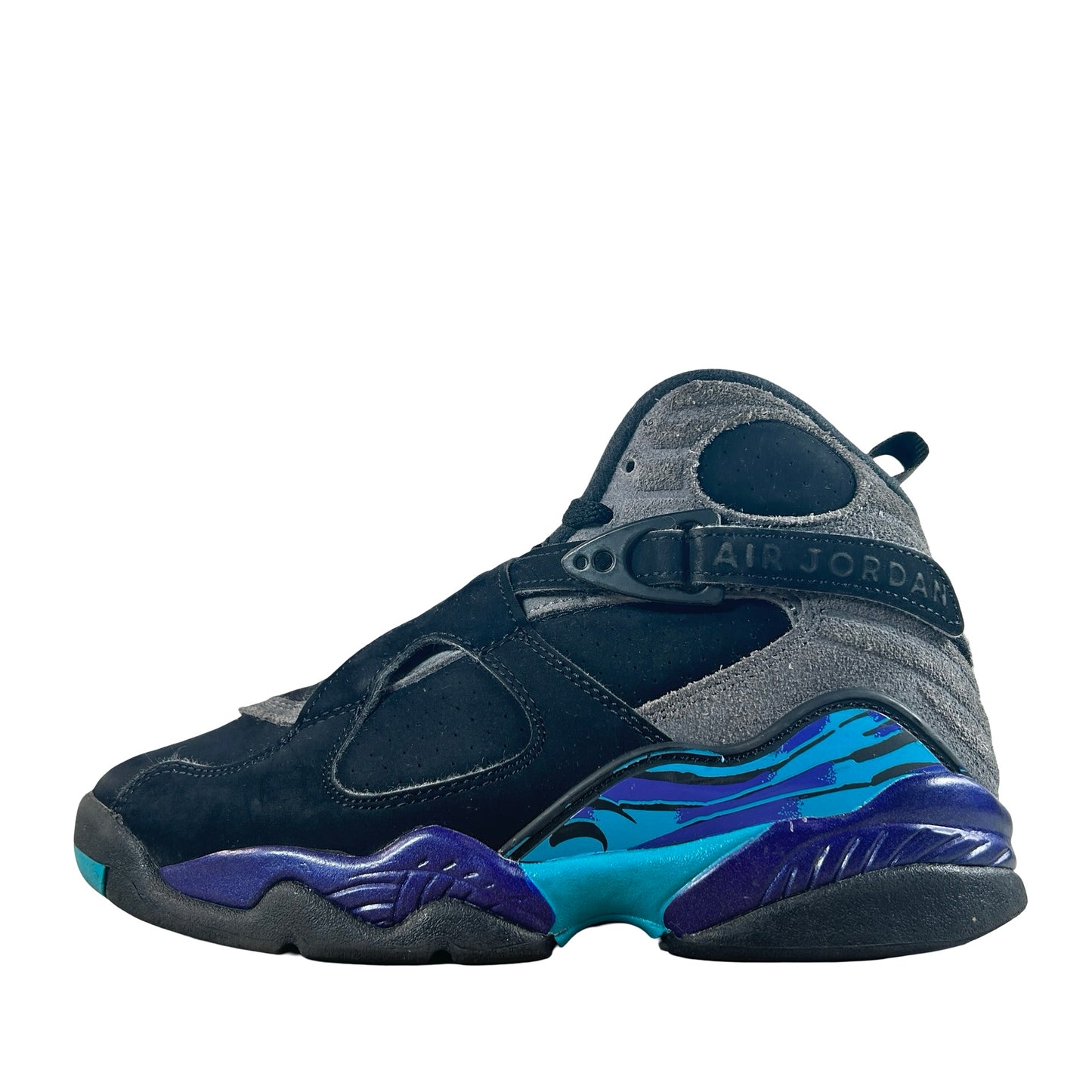 305368 006 Jordan 8 Retro Aqua (2025) (GS) [USED] - 4 Y (Used) (No Box)