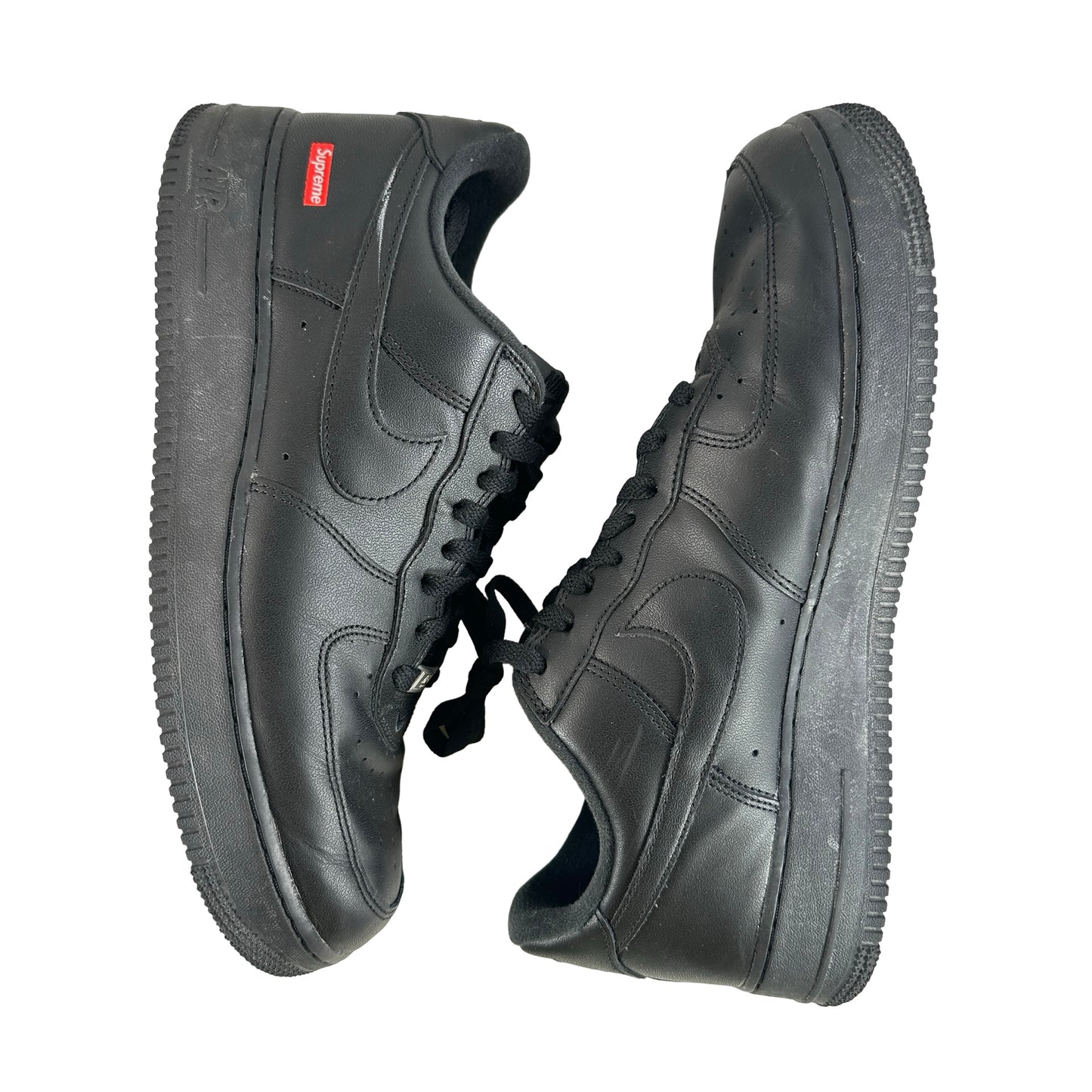 CU9225 001 Air Force 1 Low Supreme Black [USED] - 11 M (Used)