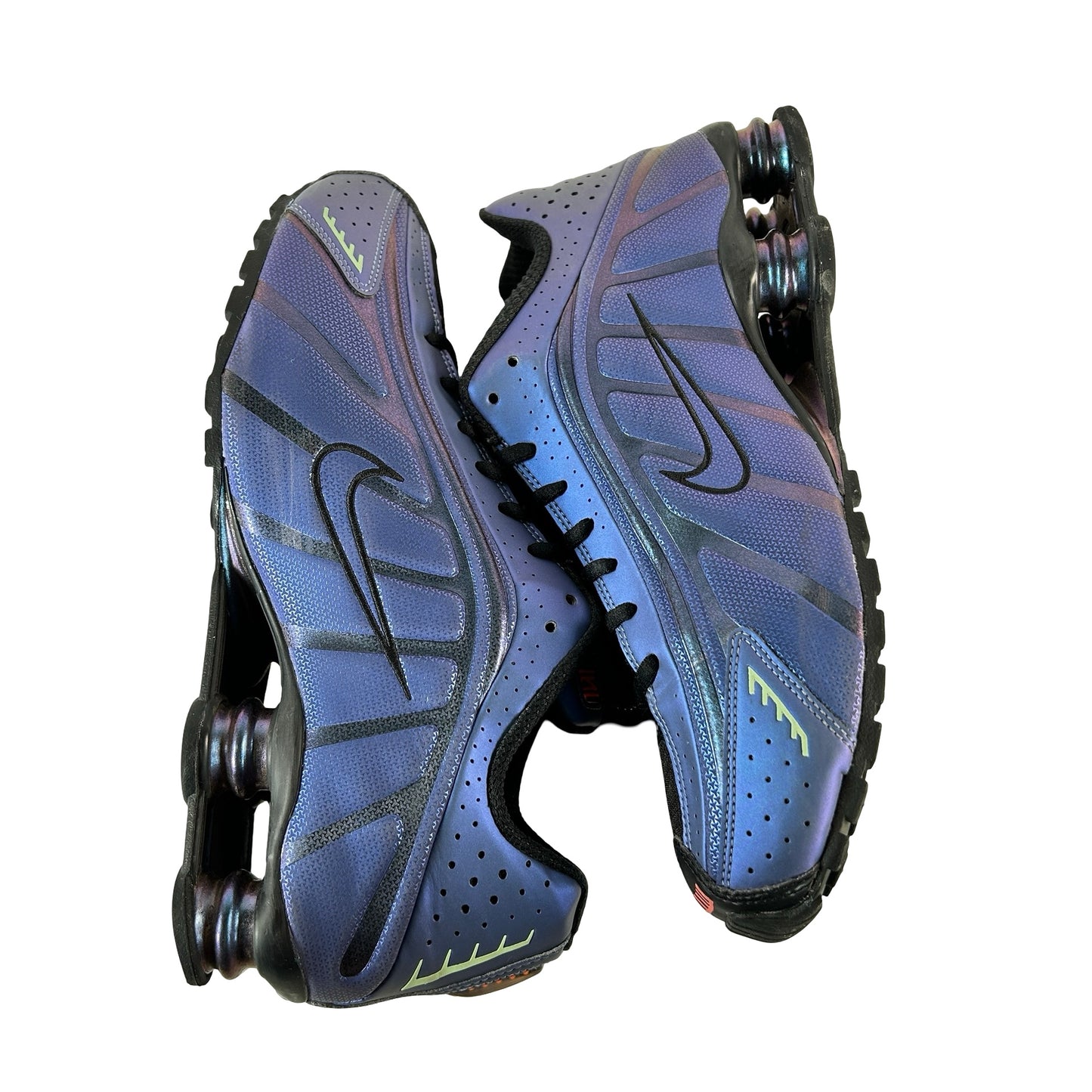 HQ3446 001 Nike Shox R4 Iridescent [USED] - 11 M (Used)