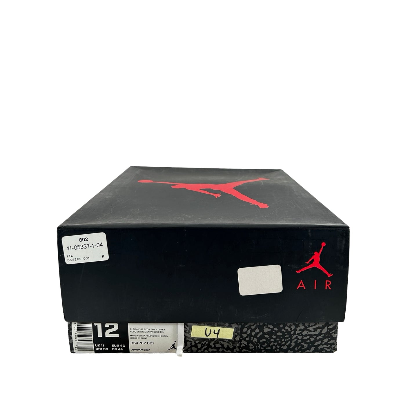 854262 001 Jordan 3 Black Cement 2018 [USED] - 12 M (Used4)
