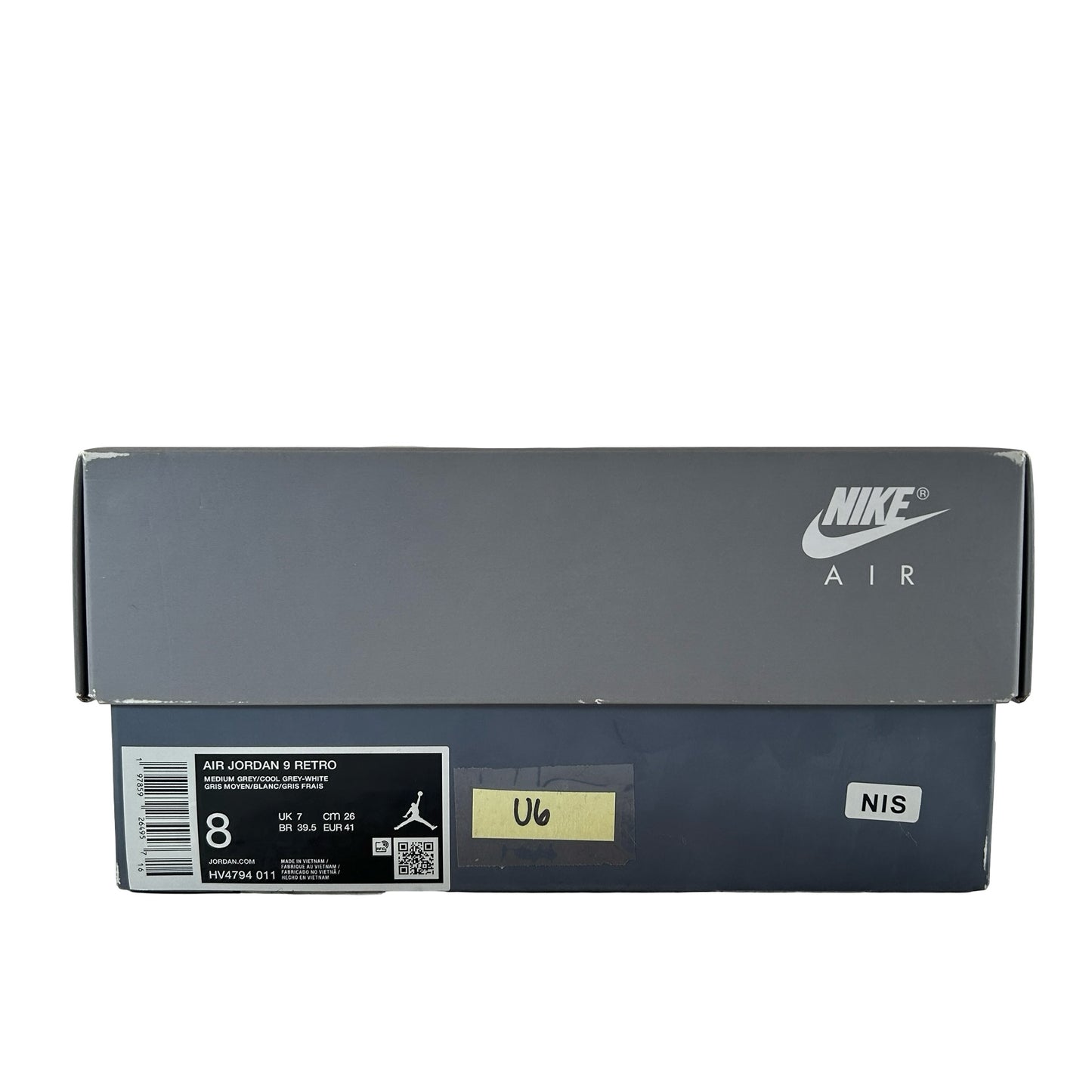 HV4794 011 Jordan 9 Retro Cool Grey (2025) [USED] - 8 M (Used6)