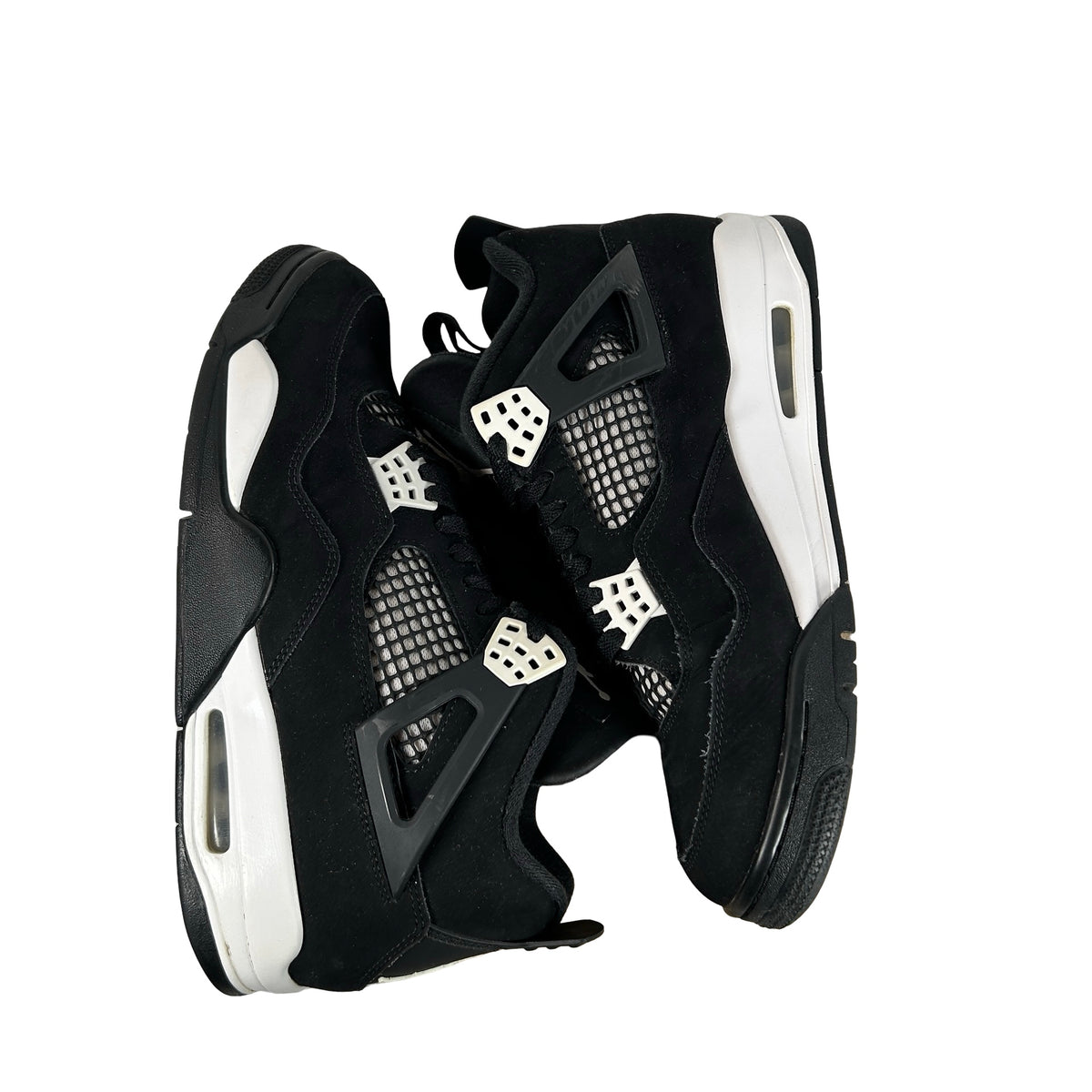 FQ8138 001  Jordan 4 Retro White Thunder [USED] - 10 M (Used13)