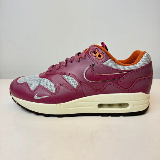 DO9549 001 Nike Air Max 1 Patta Waves Rush Maroon  [USED] - 8 M (VNDS)