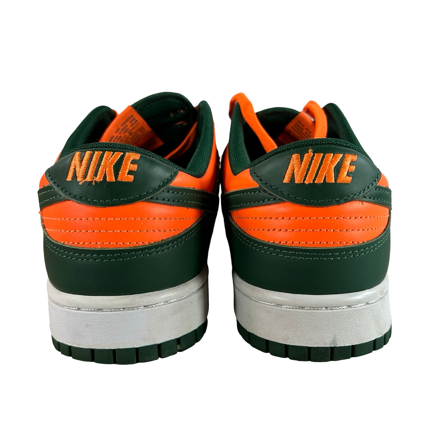 DD1391 300 Nike Dunk Low Retro Miami Hurricanes [USED] - 12 M (Used3)