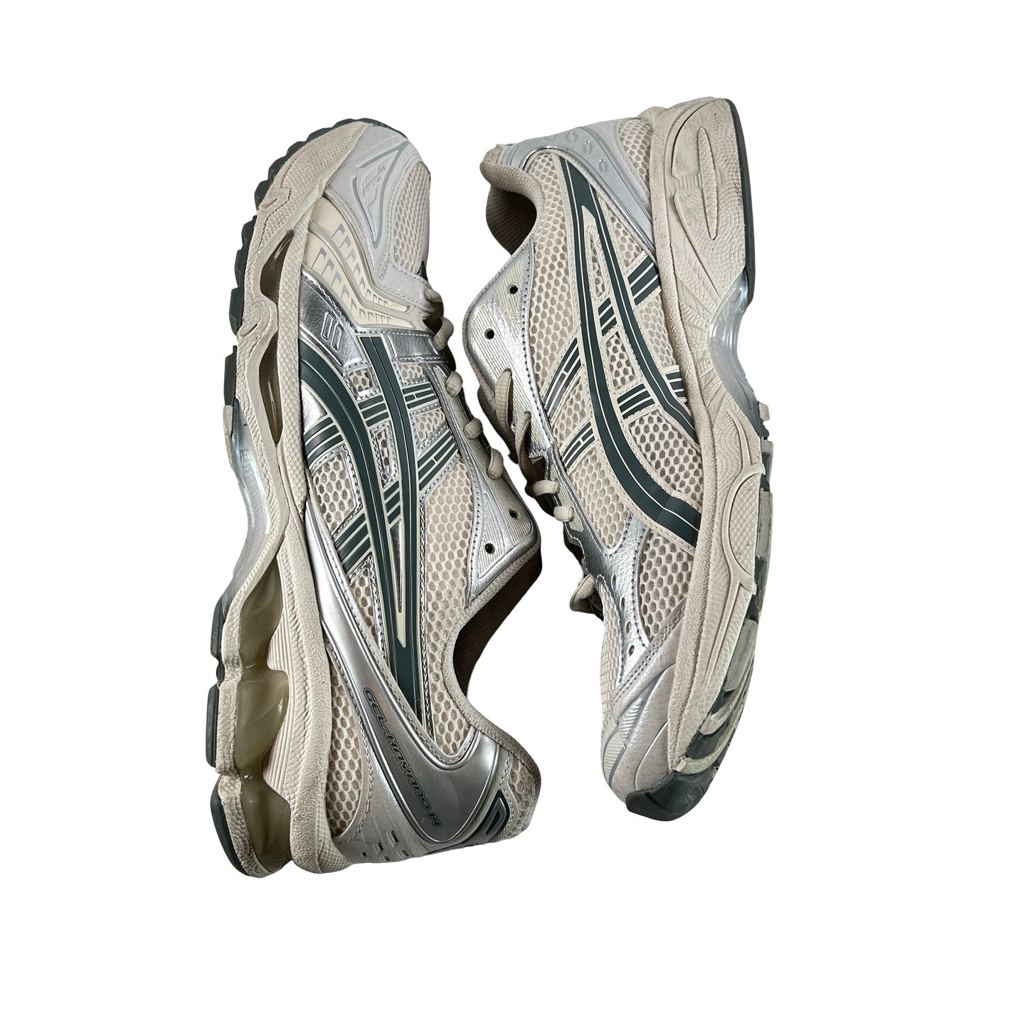 1201A019 200 ASICS Gel-Kayano 14 Birch Dark Pewter [USED] - 12 M (Used) (No Box)