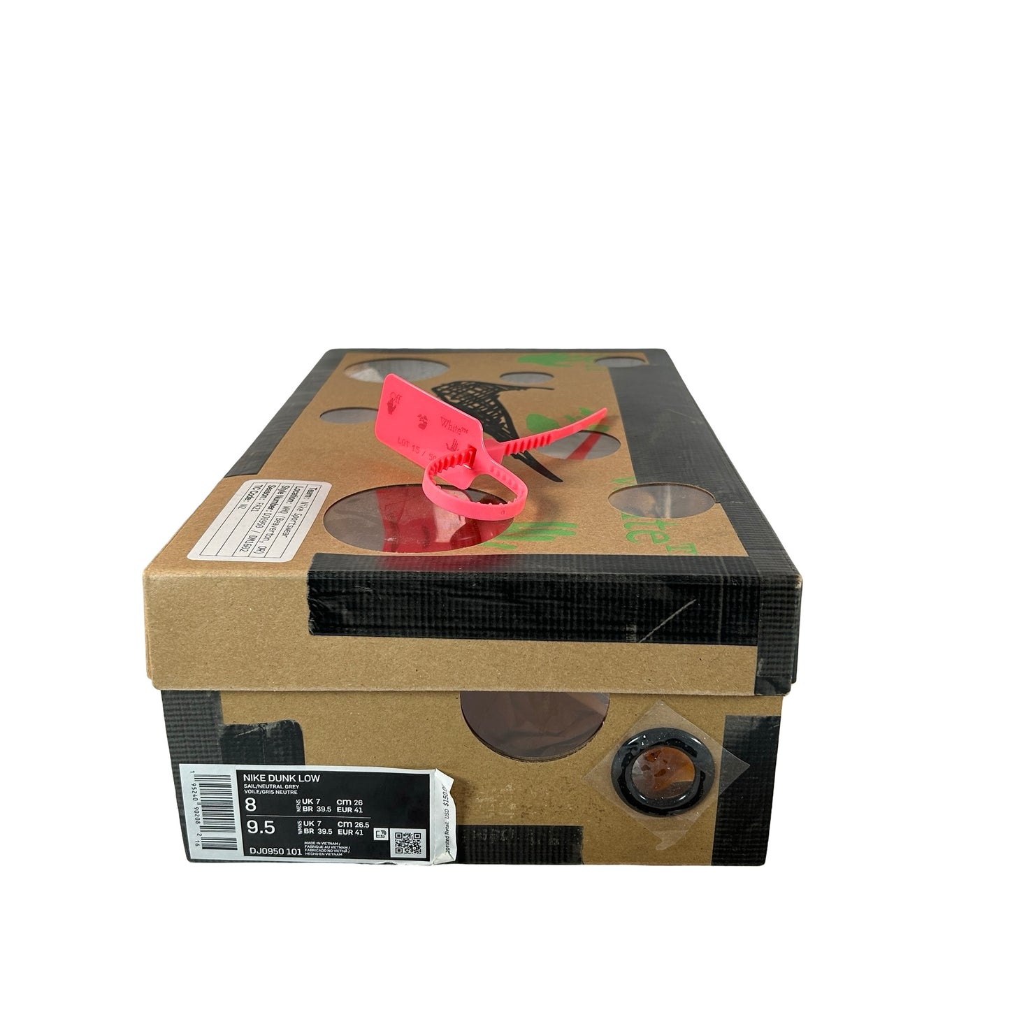 DJ0950 101 Nike Dunk Low Blanco roto Lote 15