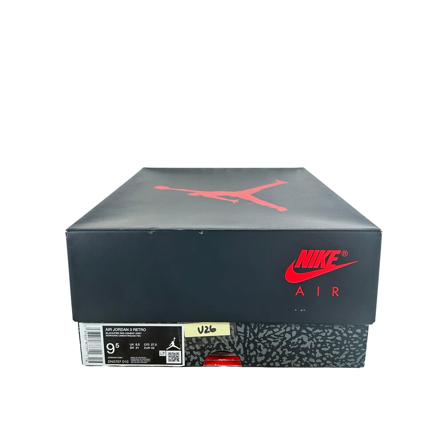 DN3707 010 Jordan 3 Retro Black Cement Reimagined (2024) [USED] - 9.5 M (Used26)