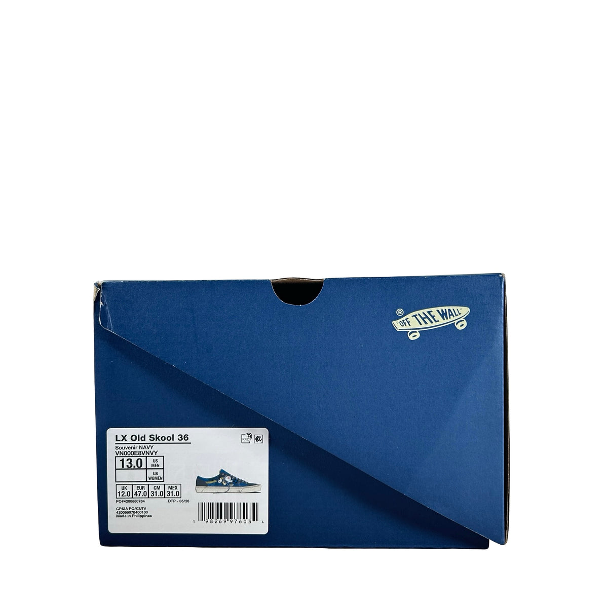 VN000E8VNVY Vans Old Skool 36 LX Souvenir Navy [USED] - 13 M (Used)