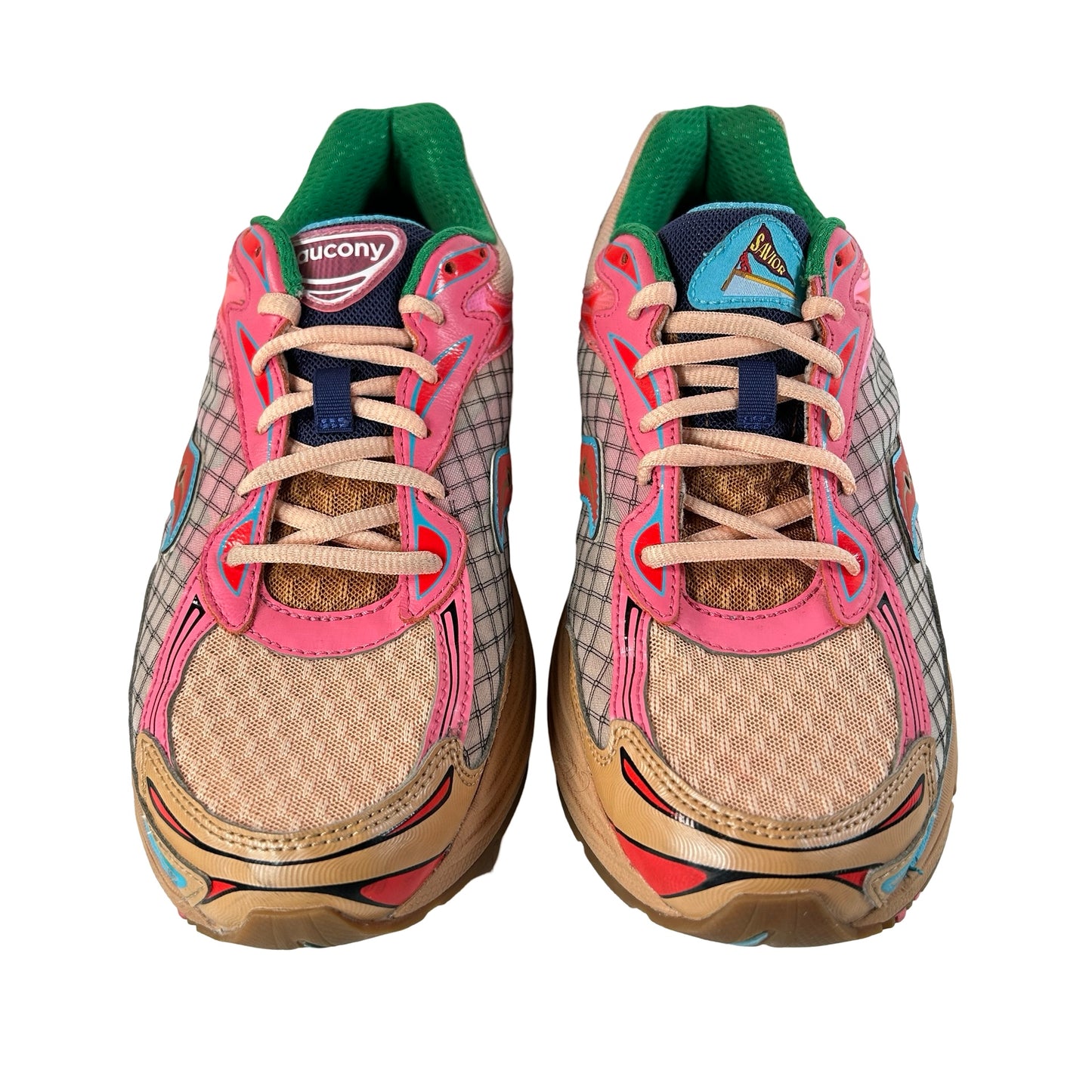 S70864 2 Saucony ProGrid Omni 9 Jae Tips To Do List Tan [USED] - 9.5 M (Used)