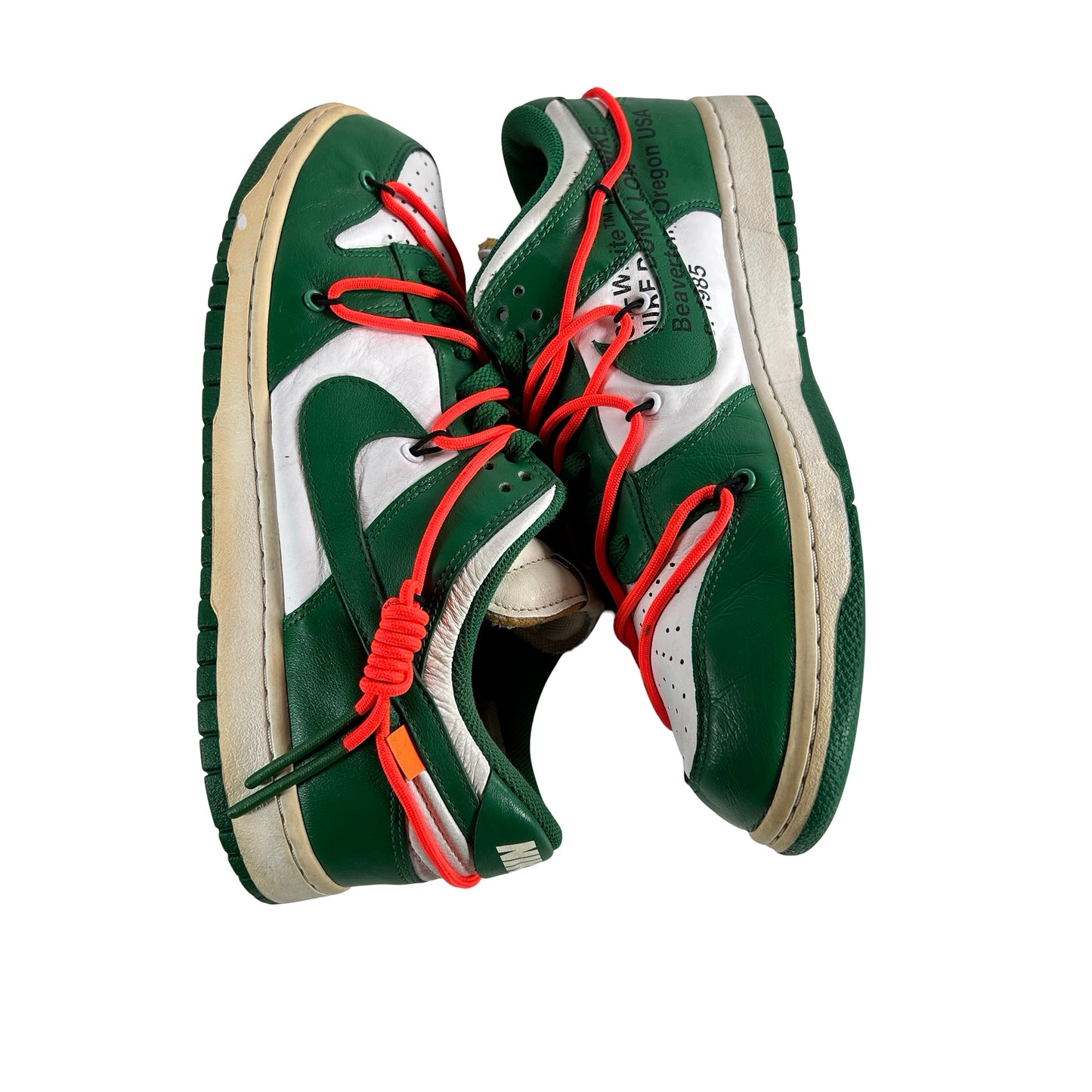CT0856 100 Nike Dunk Low Off-White Green [USED] - 11 M (Used) (No Box)