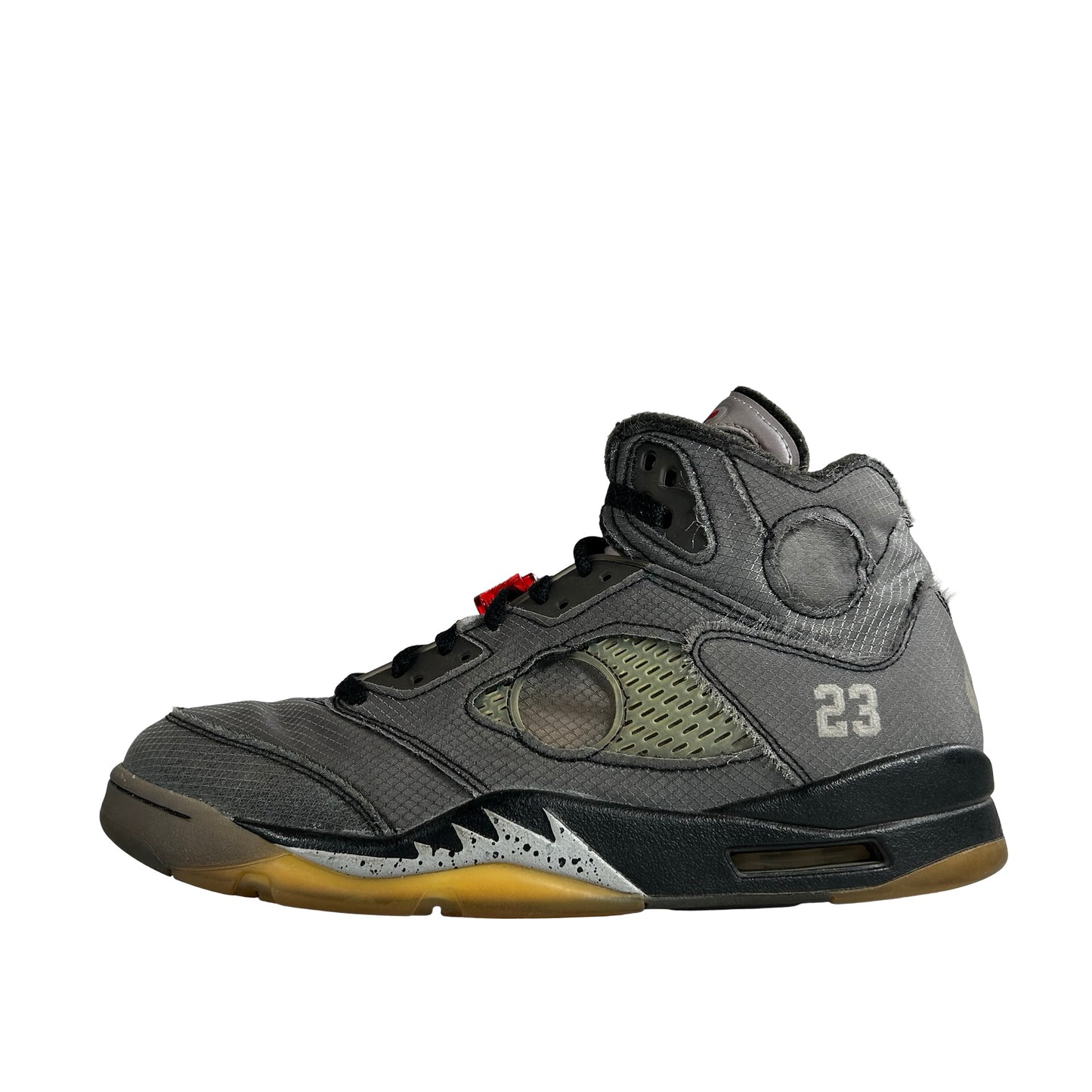 CT8480 001 Jordan 5 Off-White Black [USED] - 11.5 M (Used)