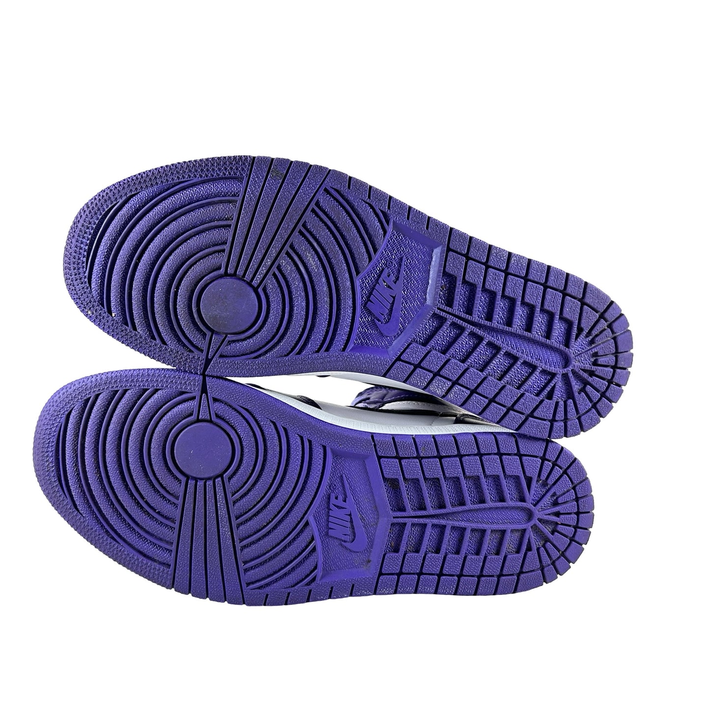 555088 500 Jordan 1 Court Purple [USED] - 7.5 M (Used) (No Box)