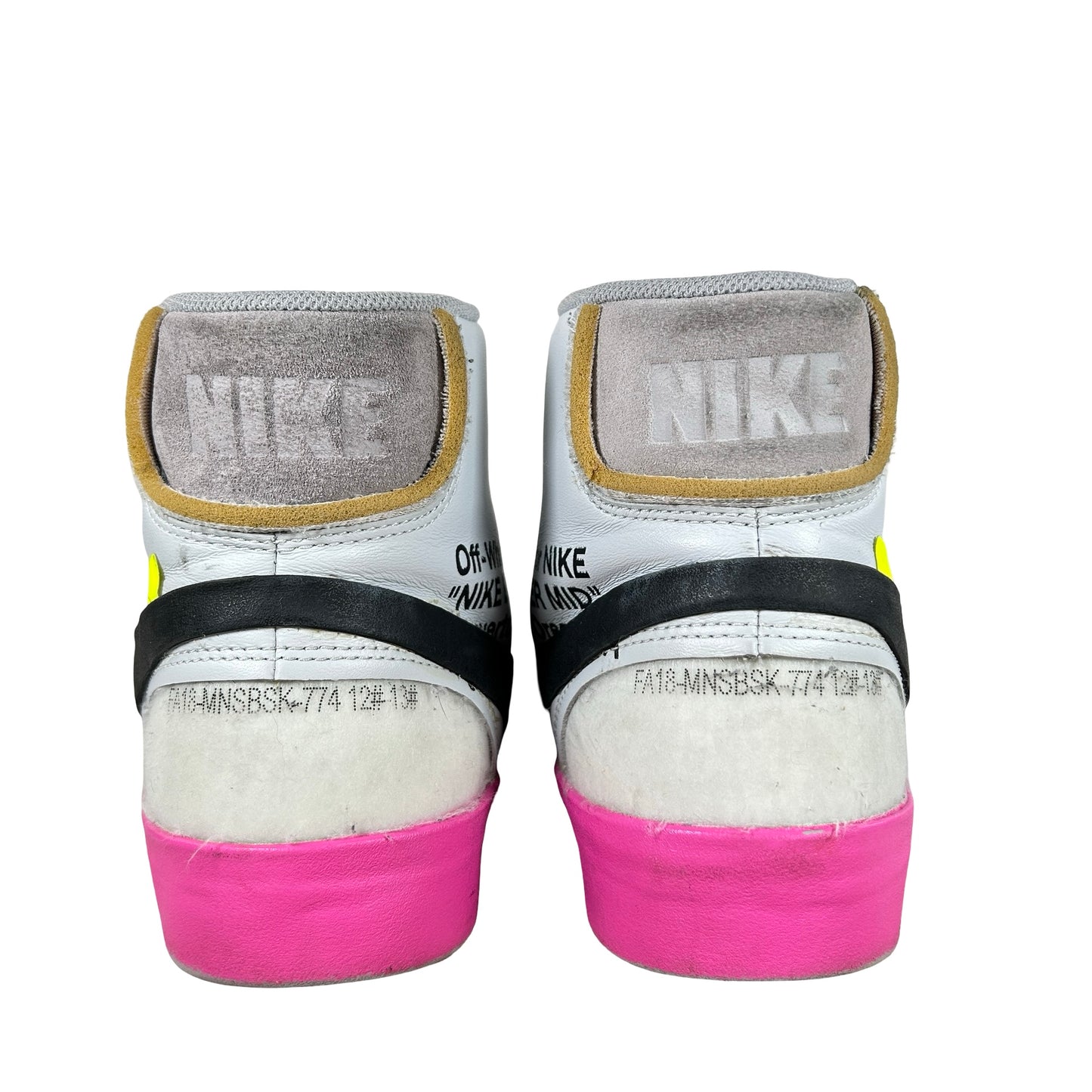 AA3832 002 Nike Blazer Mid Off-White Wolf Grey Serena Queen [USED] - 13 M (Used)