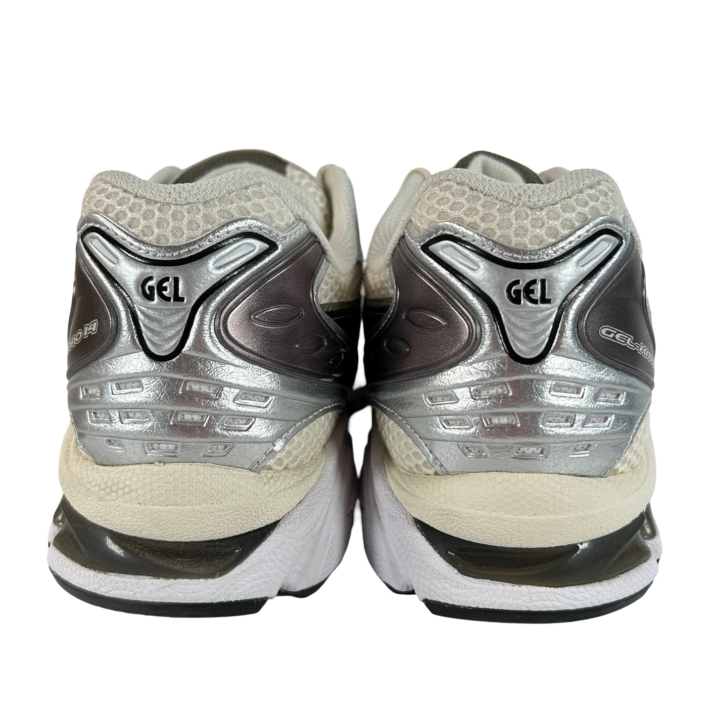 1201A019 108 ASICS Gel-Kayano 14 Cream Black Metallic Plum [USED] - 9 M (Used2)