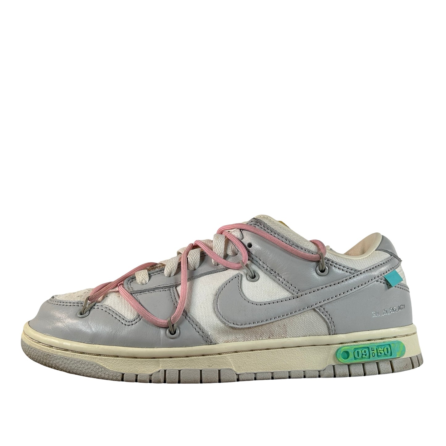 DM1602 109 Nike Dunk Low Off-White Lot 9 [USED] - 8.5 M (Used) (No Box)