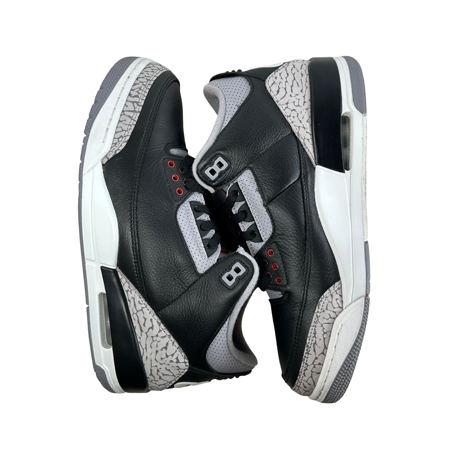 DN3707 010 Jordan 3 Retro Black Cement Reimagined (2024) [USED] - 9 M (Used3) (No Box)
