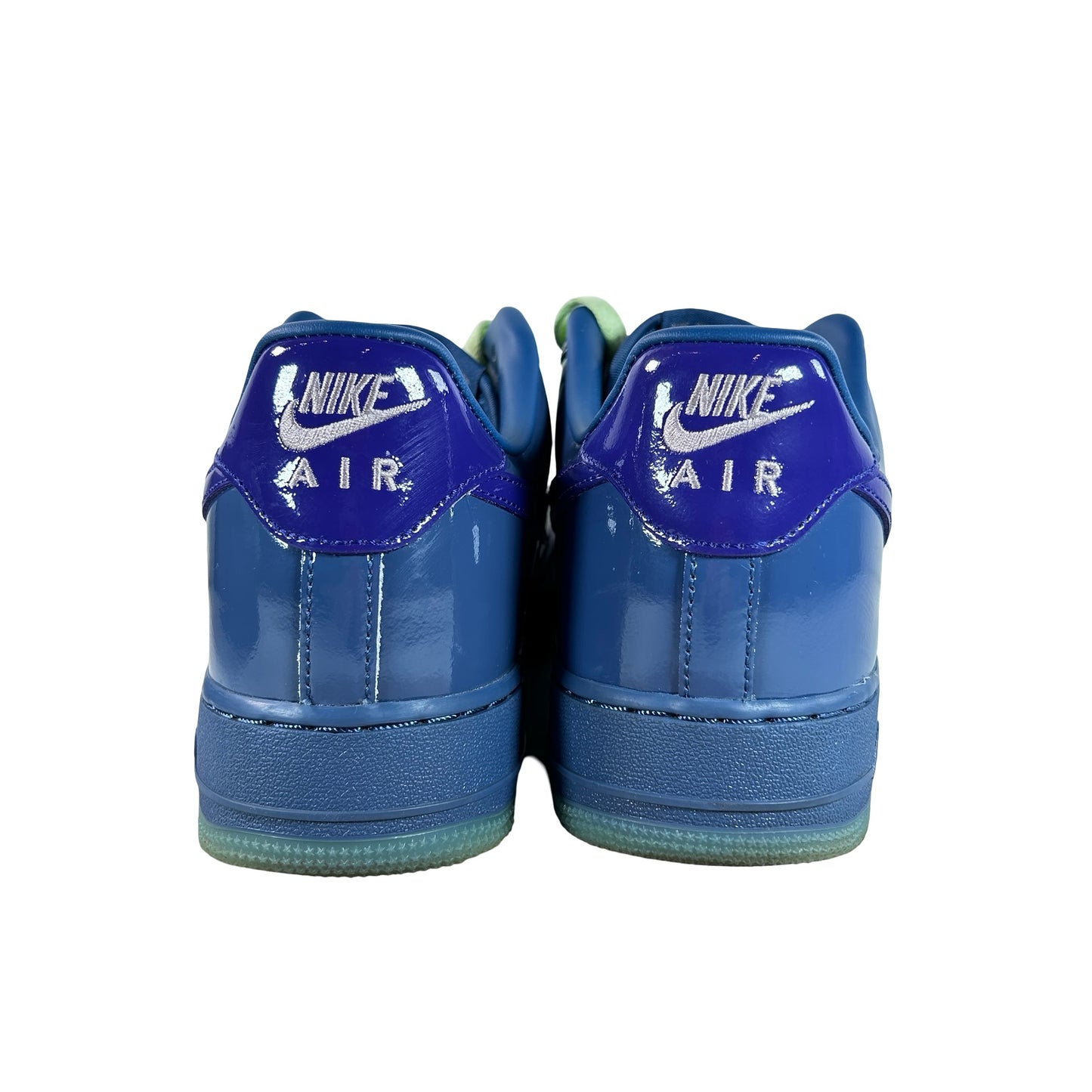 IO4489 400 Nike Air Force 1 Low Patent Leather Mystic Navy Grape Ice [USED] - 11 M (Used)