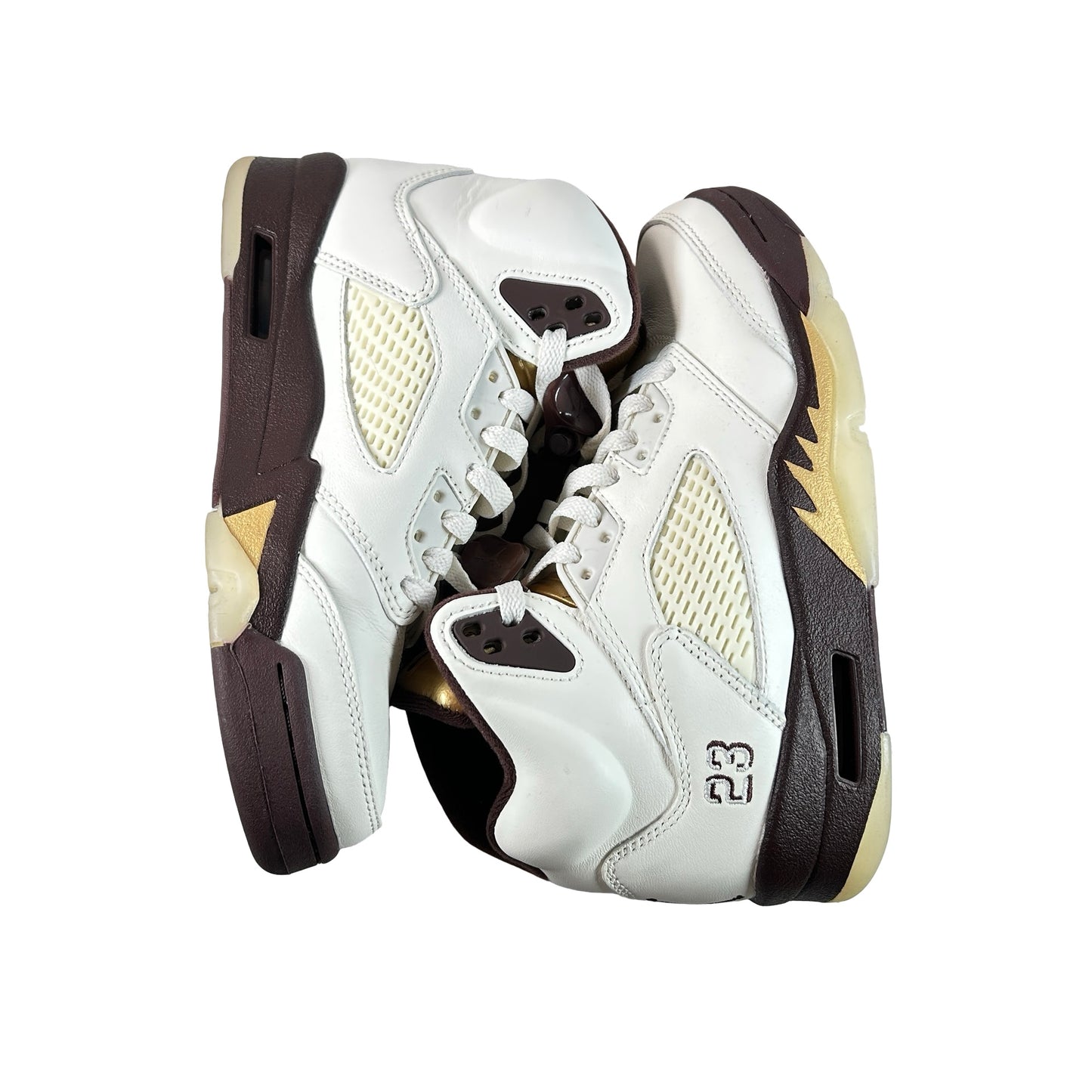 DD9336 200 Air Jordan 5 Retro Golden Ticket (Women's) [USED] - 6.5 W (Used) (No Box)