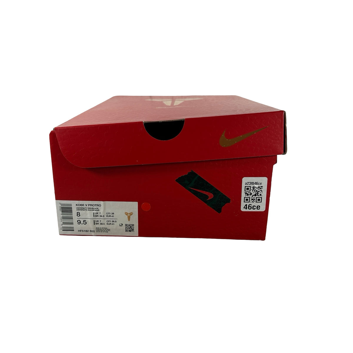 HF5182 600 Nike Kobe 5 Protro Year of the Mamba University Red [USED] - 8 M (Used)