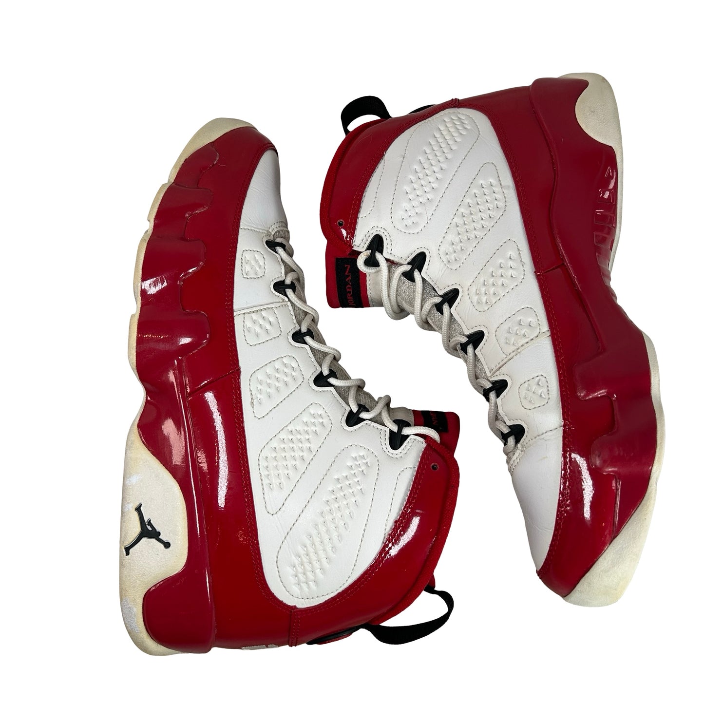 302370 160 Jordan 9 Retro White Gym Red [USED] - 9.5 M (Used) (No Box)
