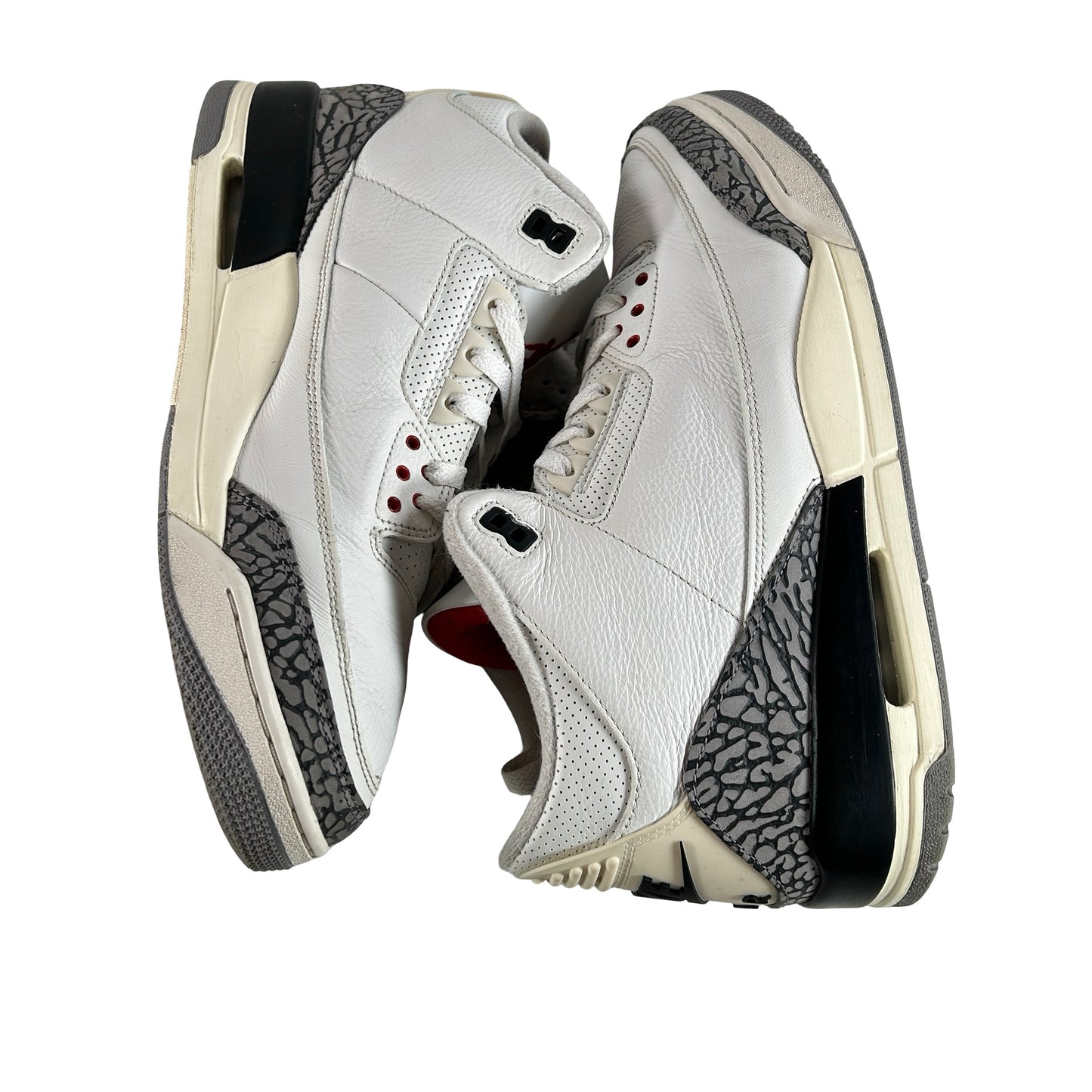 DN3707 100 Jordan 3 Retro White Cement Reimagined [USED] - 13 M (Used9)