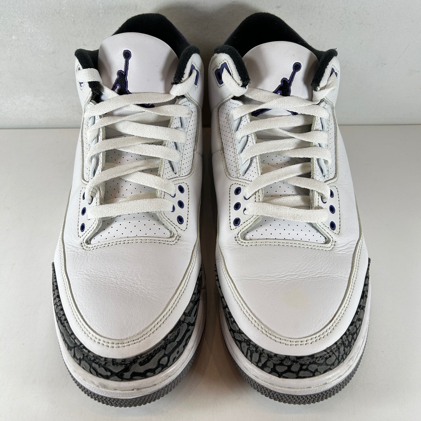 CT8532 105 Jordan 3 Retro Dark Iris [USED] - 11 M (Used) (No Box)