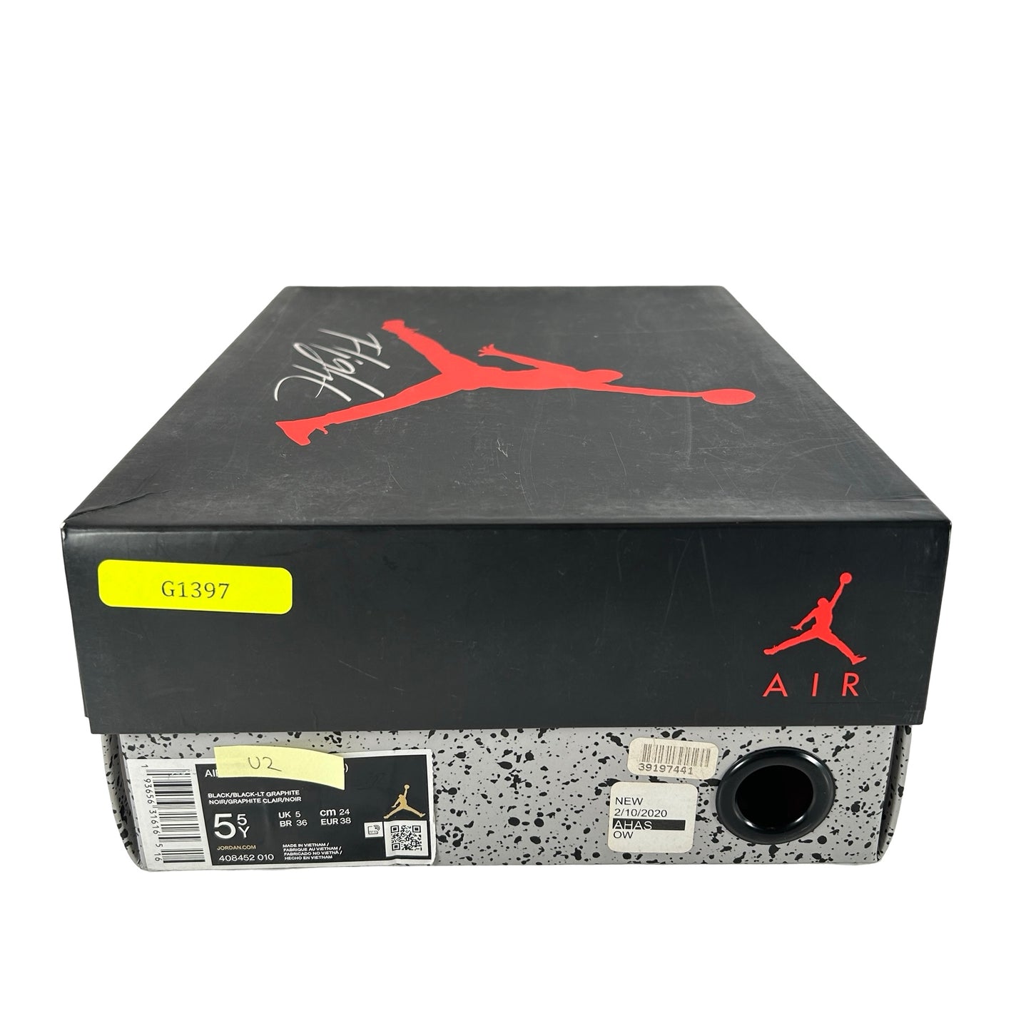 408452 010 Jordan 4 Retro Black Cat (2020) (GS) [USED] - 5.5 Y (Used2)