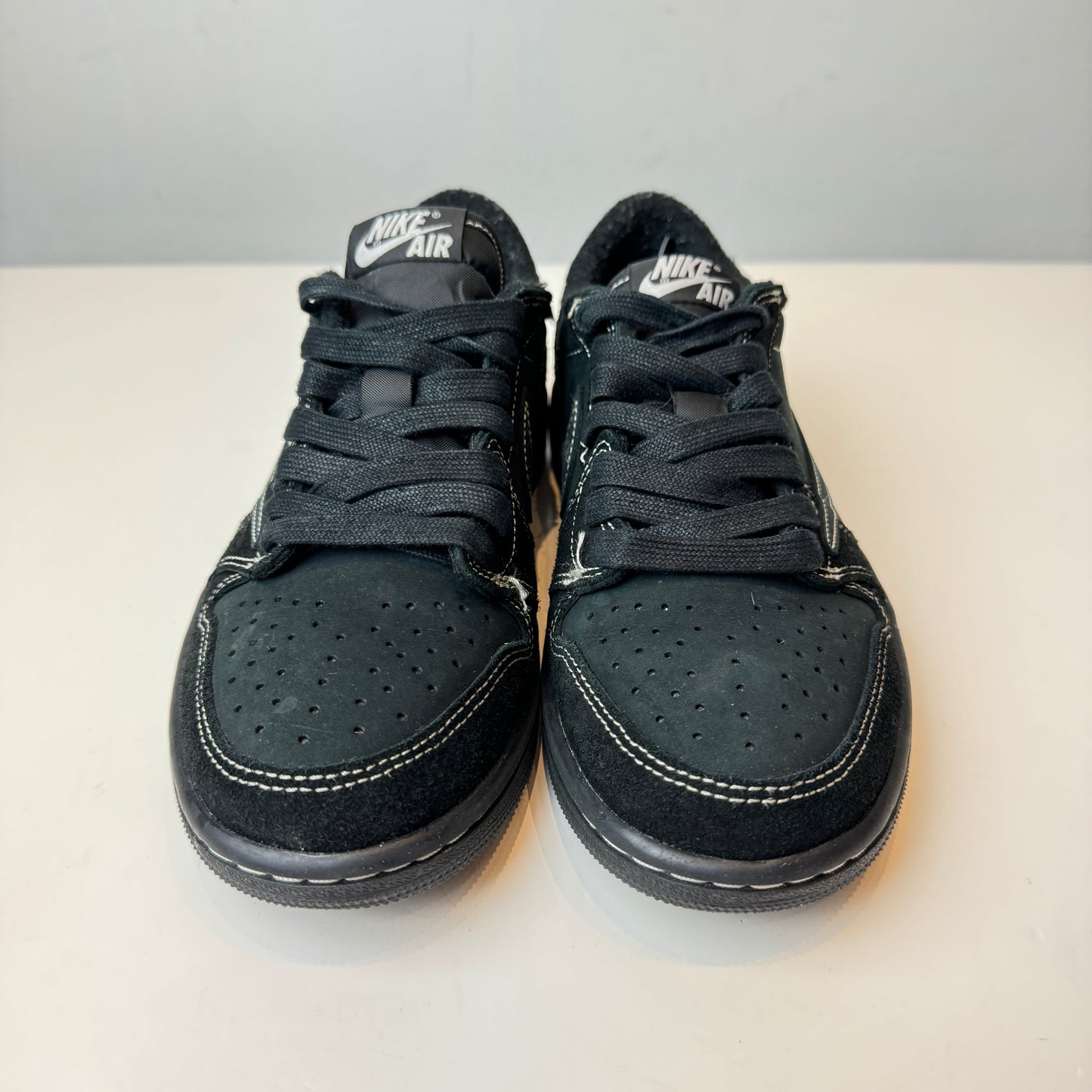 DM7866 001 Jordan 1 Retro Low OG Travis Scott Black Phantom [USED] - 6 M (Used)