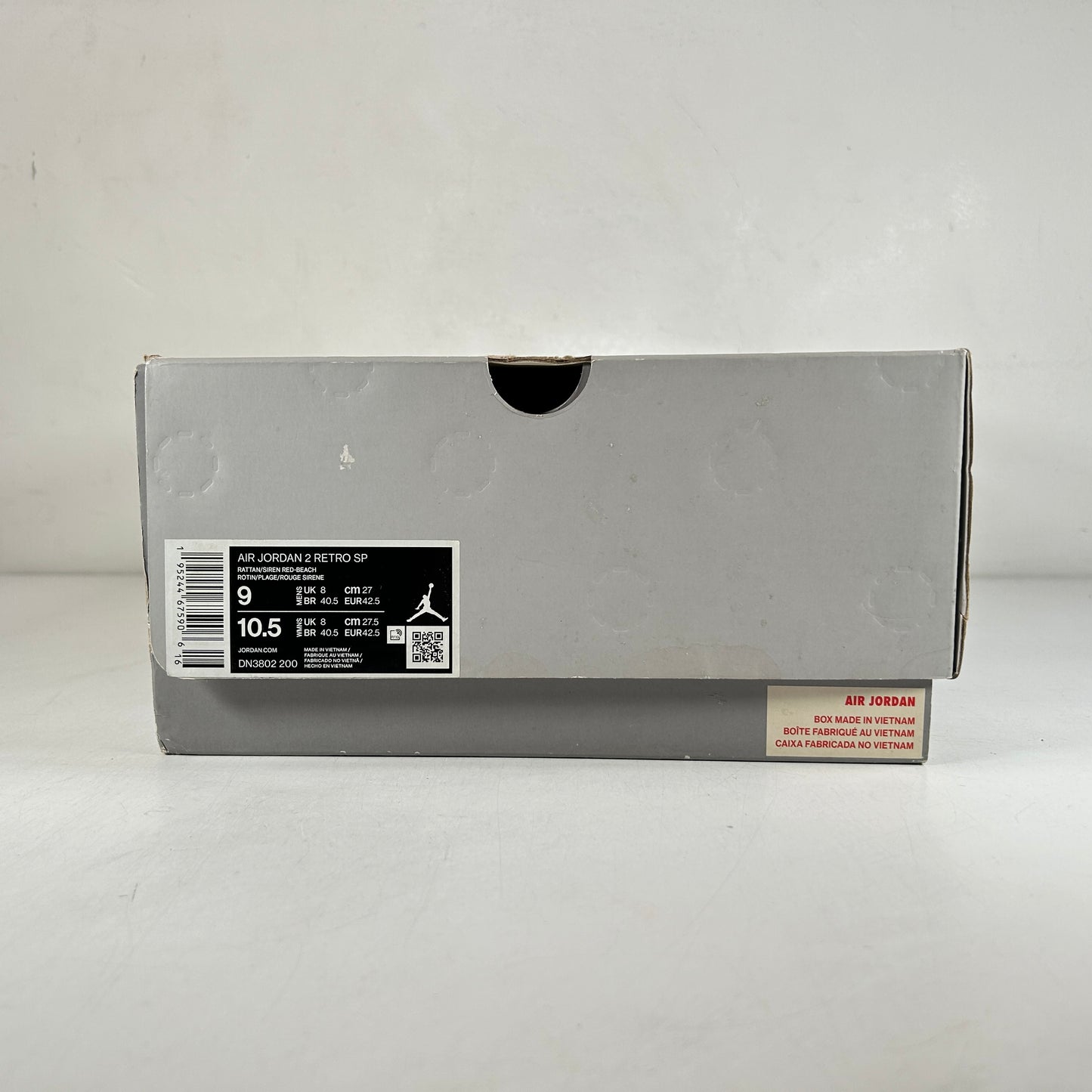DN3802 200 Jordan 2 Retro SP Union Rattan [USED] - 9 M (Used)