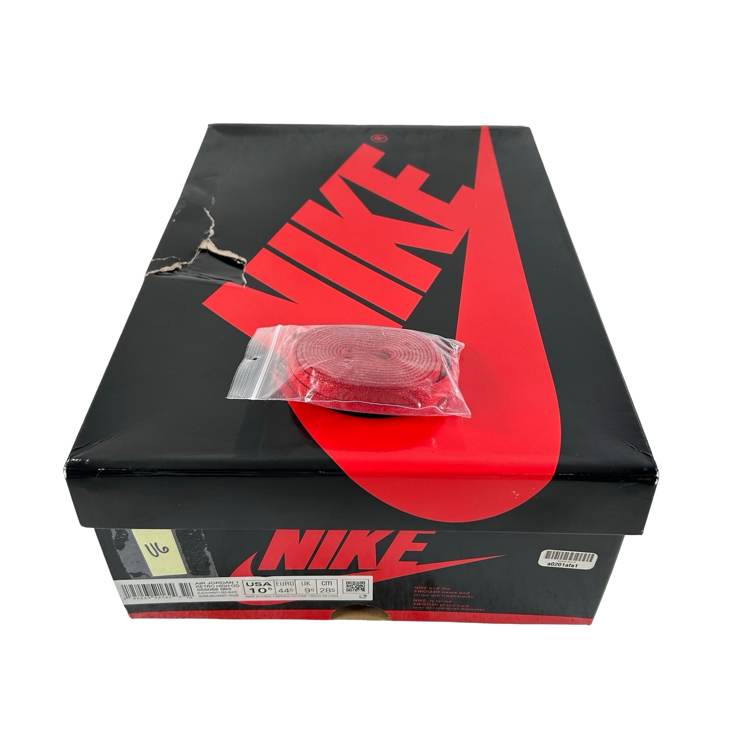 555088 063 Jordan 1 Retro High OG Patent Bred [USED] - 10.5 M (Used6)