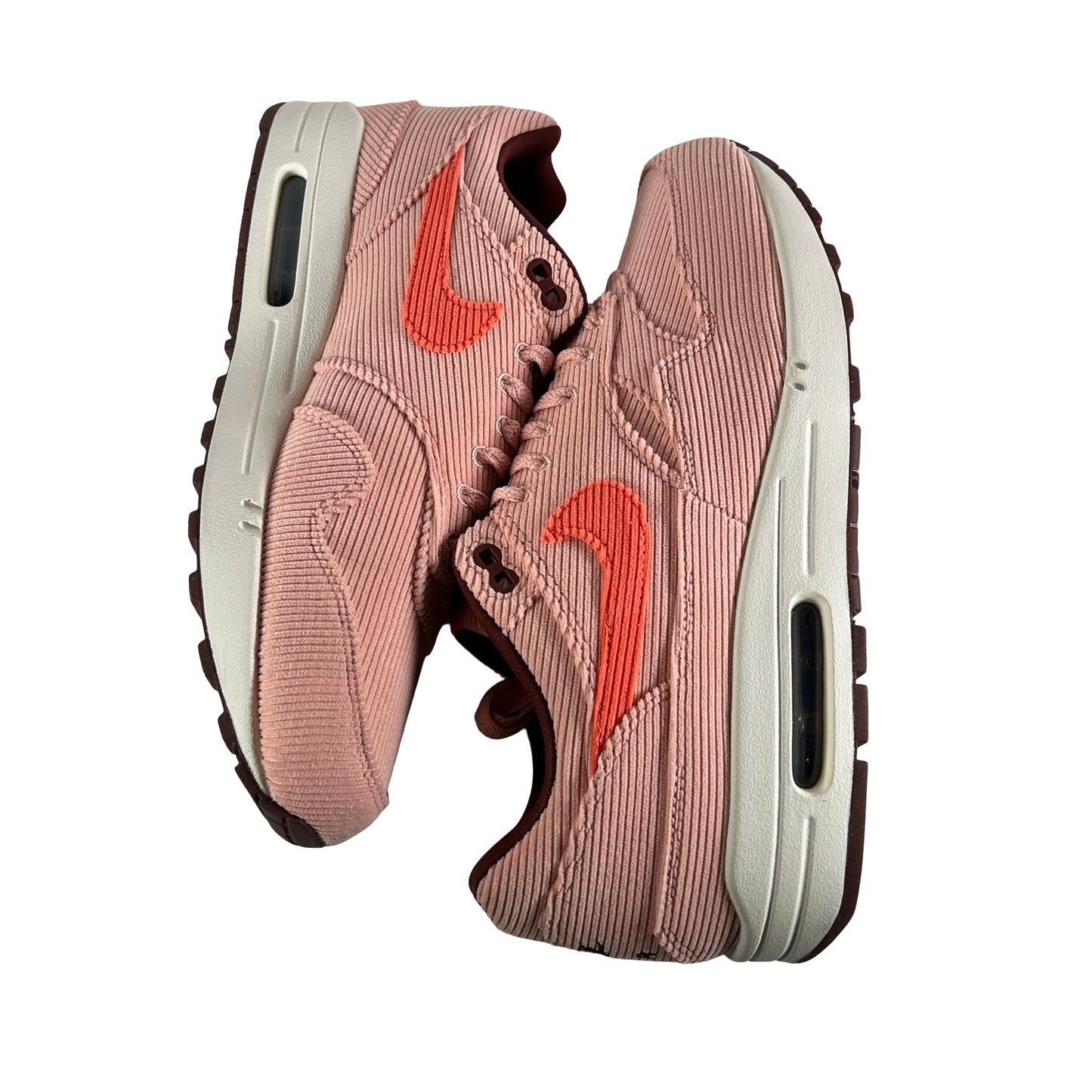FB8915 600 Nike Air Max 1 PRM Corduroy Coral Stardust [USED] - 10.5 M (Used) (Replace Box)