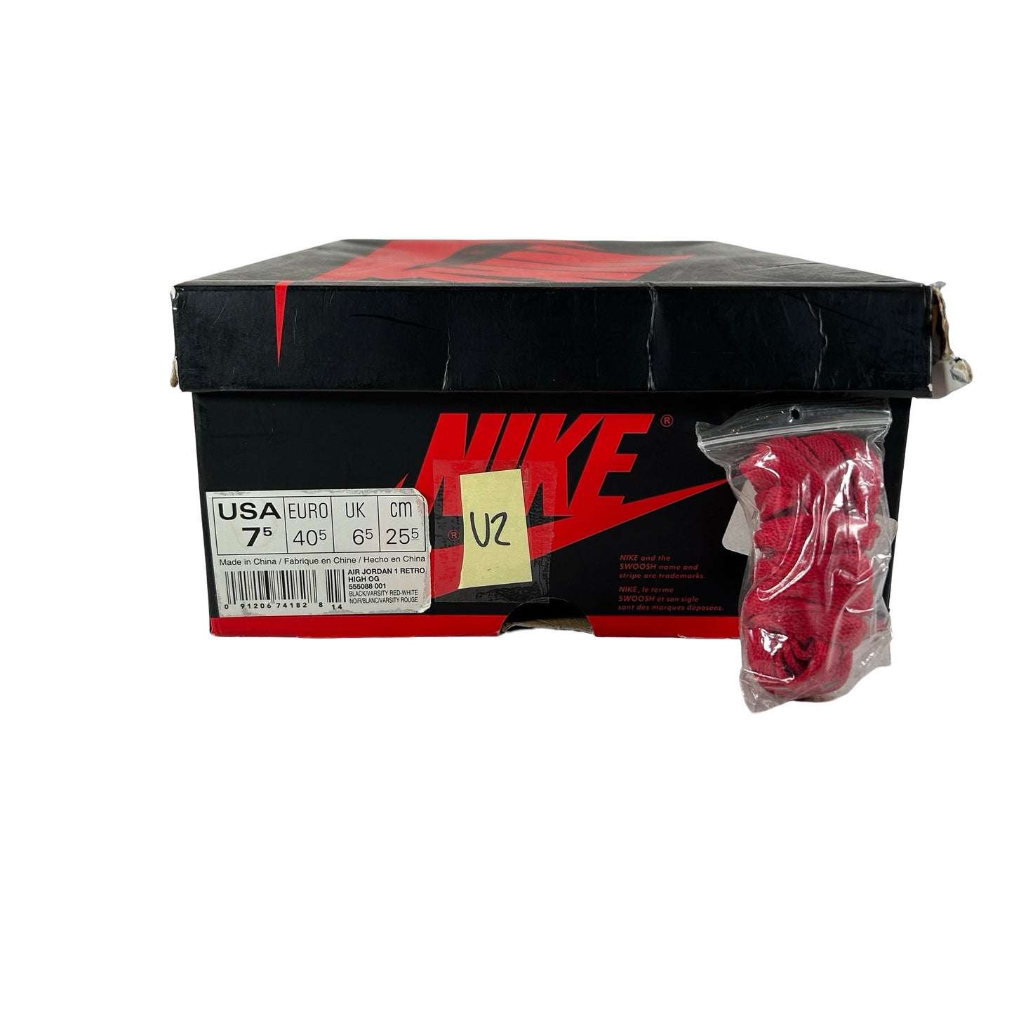 555088 001 Jordan 1 Retro High Bred Banned (2016) [USED] - 7.5 M (Used2)