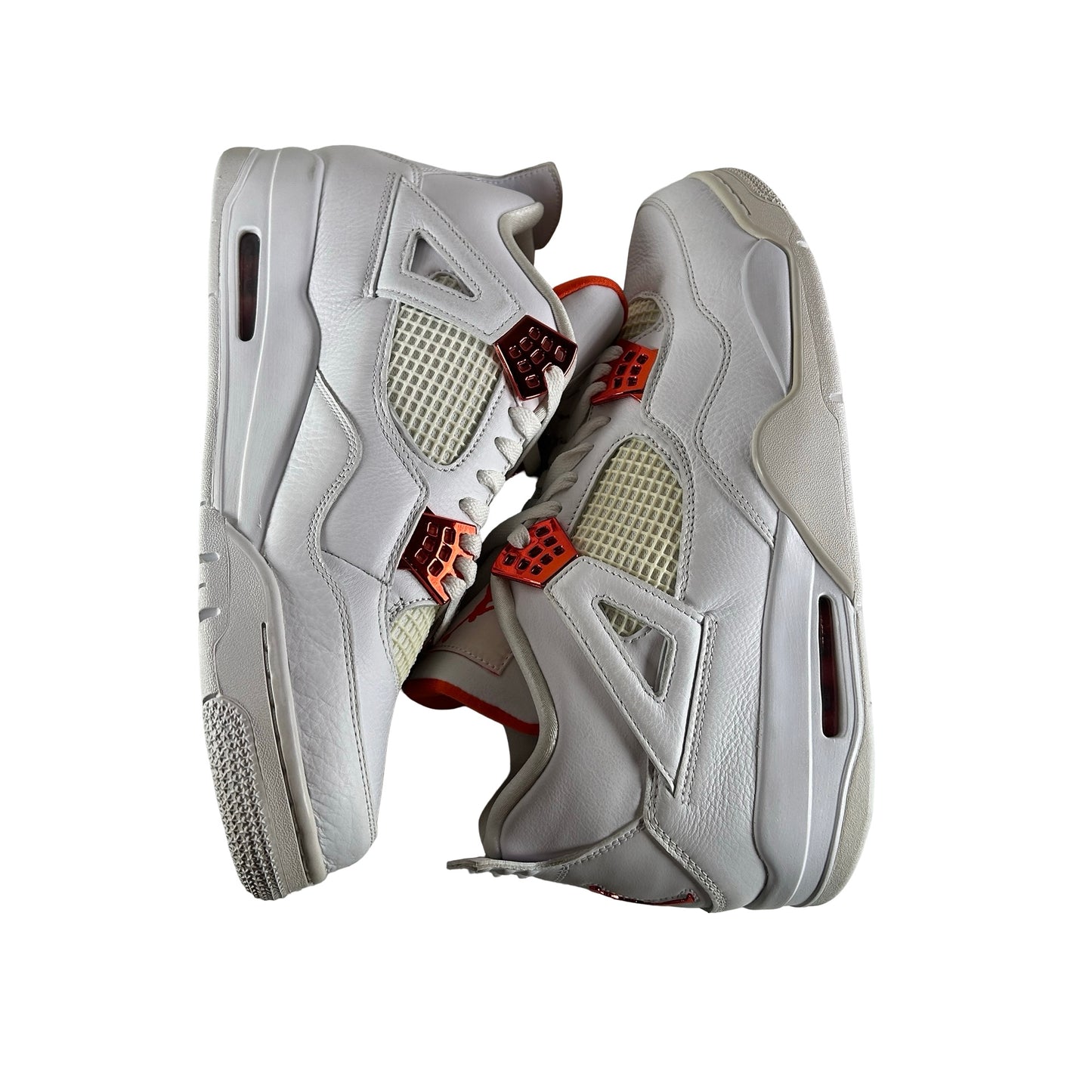 CT8527 118 Jordan 4 Retro Metallic Orange - 13 M (Yellowing)