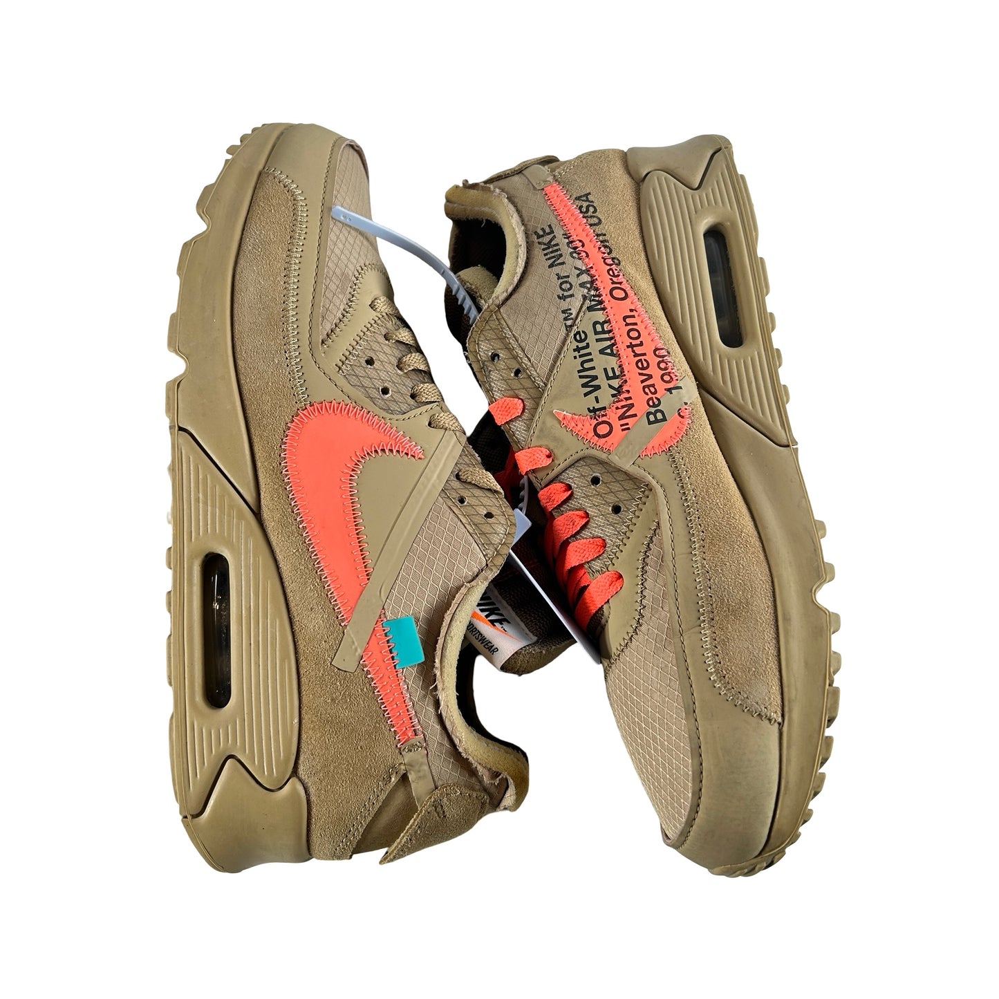 AA7293 200 Nike Air Max 90 Off-White Desert Ore [USED] - 10 M (Used2)