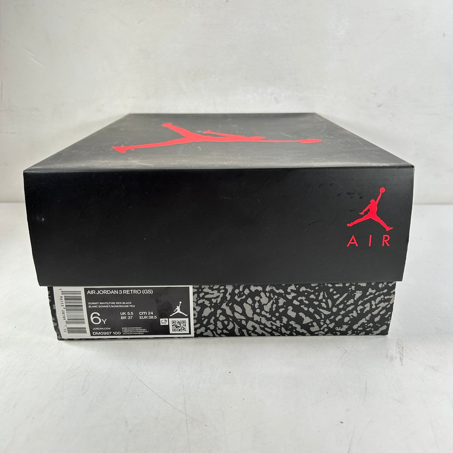 DM0967 100 Jordan 3 Retro White Cement Reimagined (GS) [USED] - 6 Y (Used2)