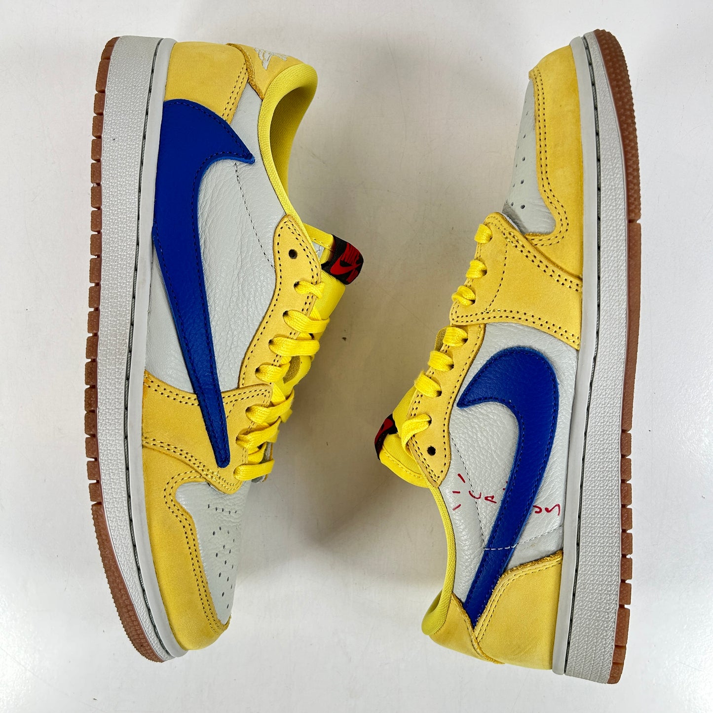 DZ4137 700 Jordan 1 Retro Low OG SP Travis Scott Canary (Women's) [USED] - 9.5 W (Used)