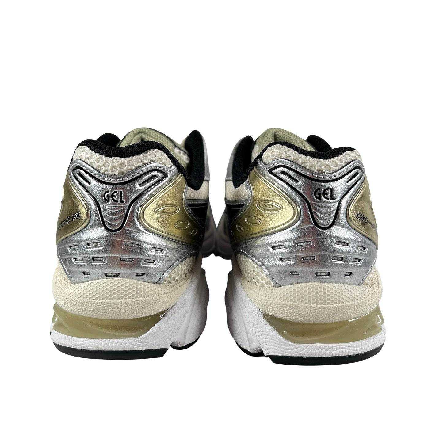 1203A537 200 ASICS Gel-Kayano 14 Birch Pure Silver [USED] - 9 M (Used)