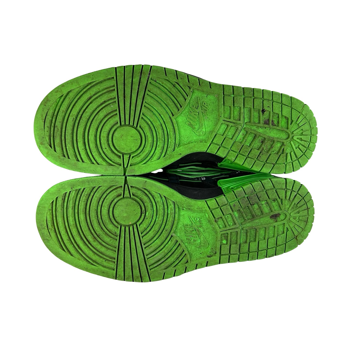 CU6015 001 Nike Air Rubber Dunk Off-White Green Strike [USED] - 10 M (Used4)
