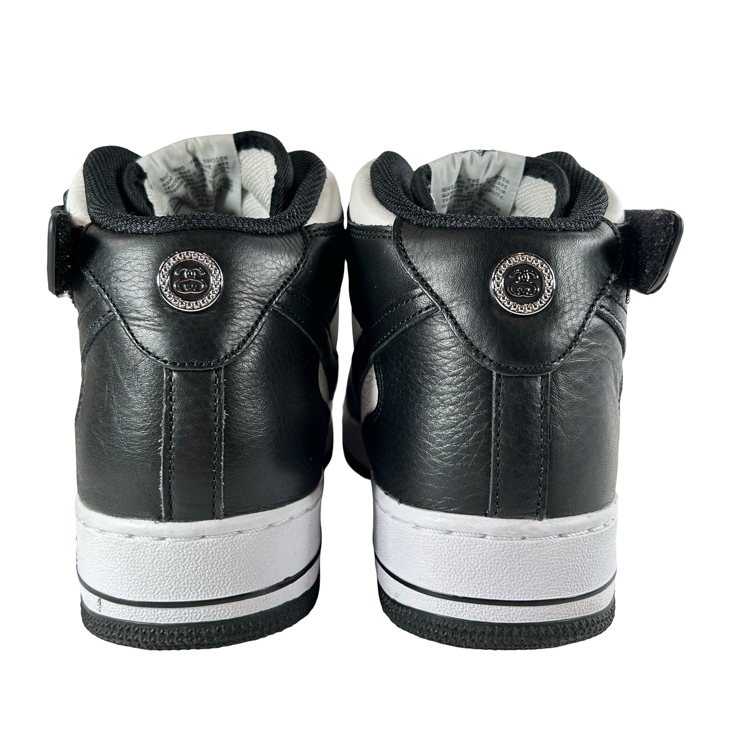 DJ7840 002 Nike Air Force 1 Mid Stussy Gris Negro