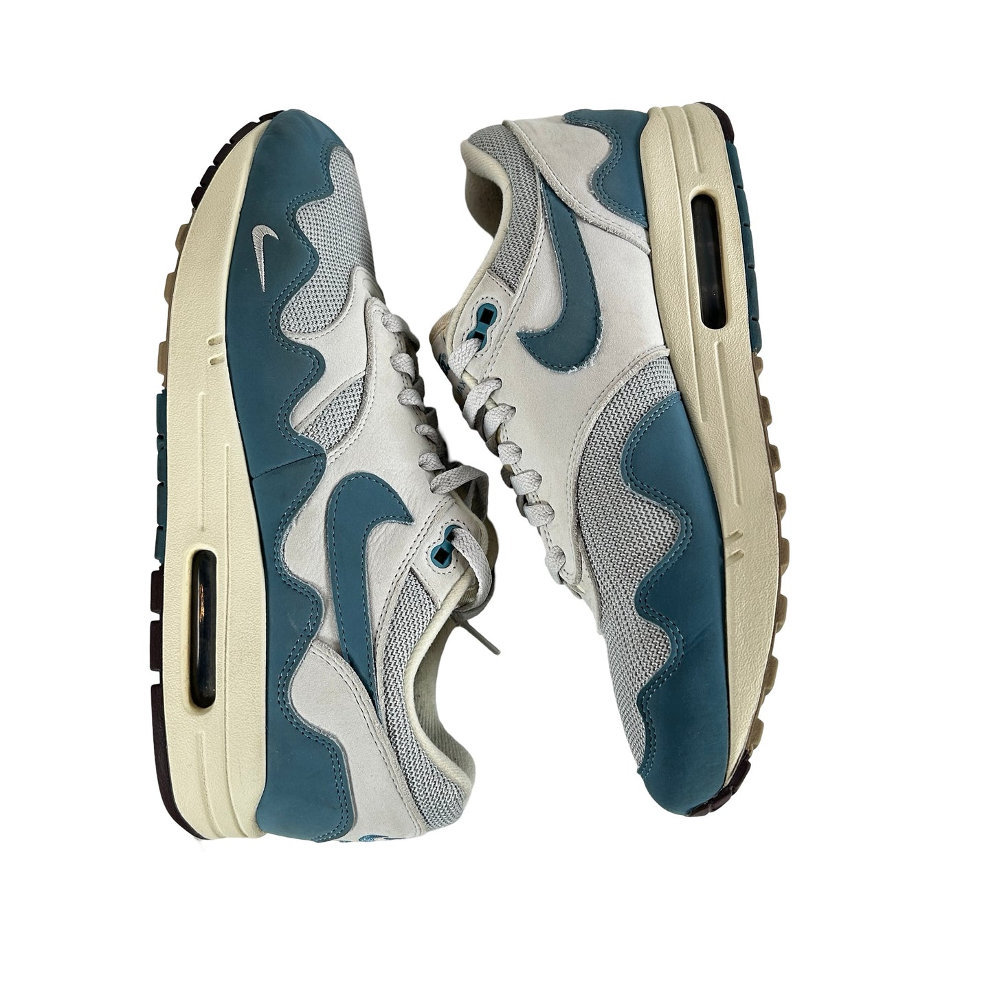 DH1348 004 Nike Air Max 1 Patta Waves Noise Aqua (with Bracelet) [USED] - 11 M (Used3)
