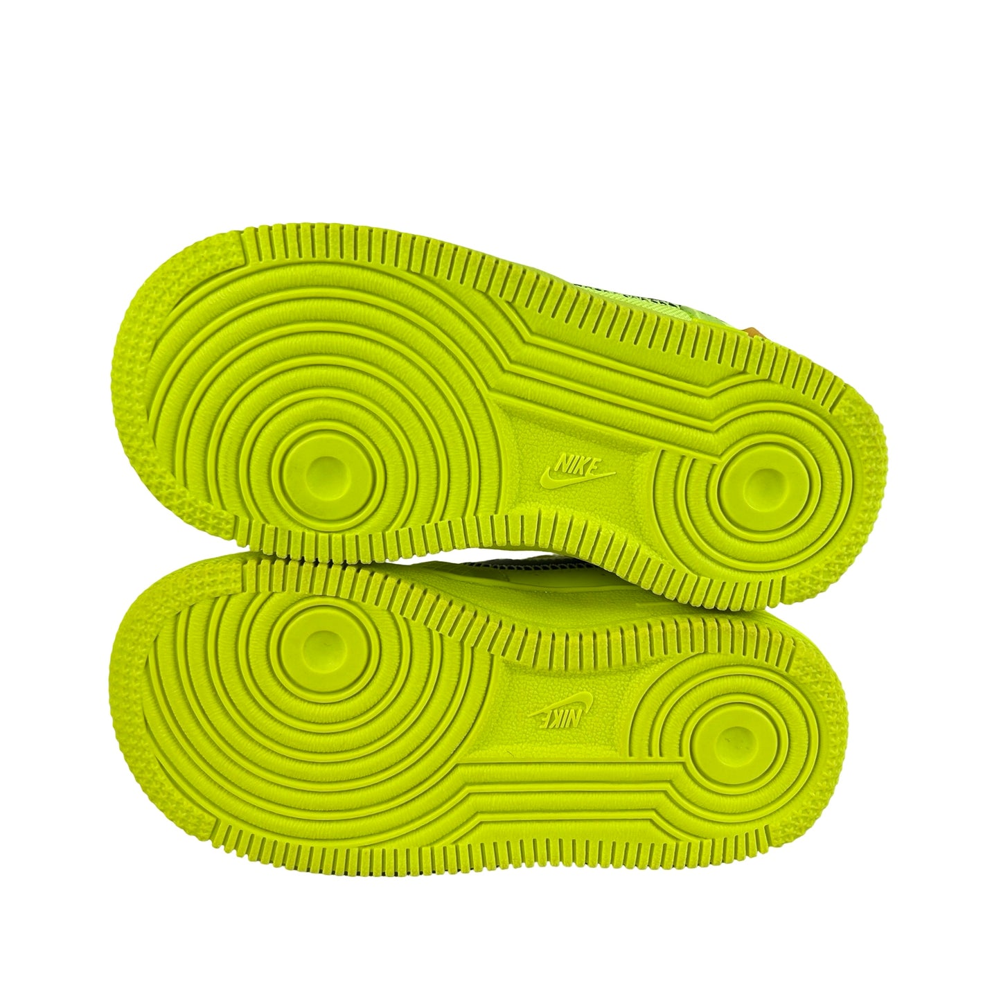 BV0853 700 Nike Air Force 1 Low Off-White Volt (TD) [USED] - 8 C (VNDS)